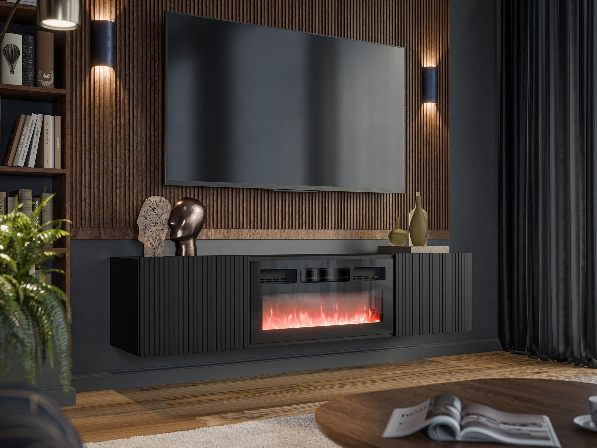 Meuble TV Ratio (Noir)