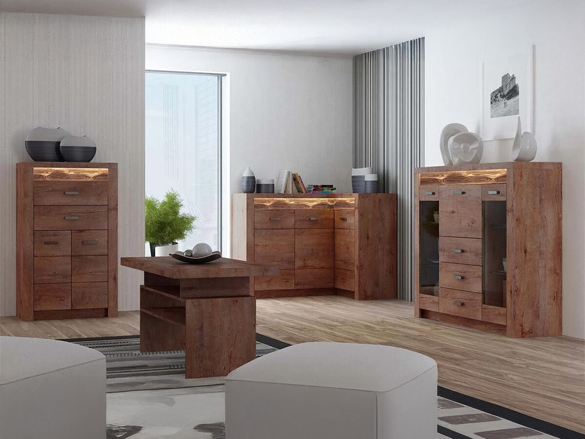 Armoire d'angle Serfeno 113 (Frêne)