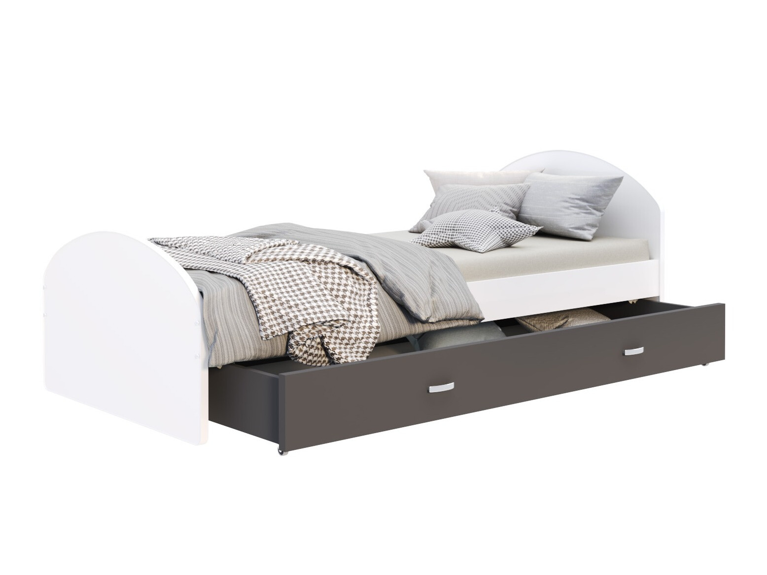 Lit Aurora 177 (Blanc + Gris)