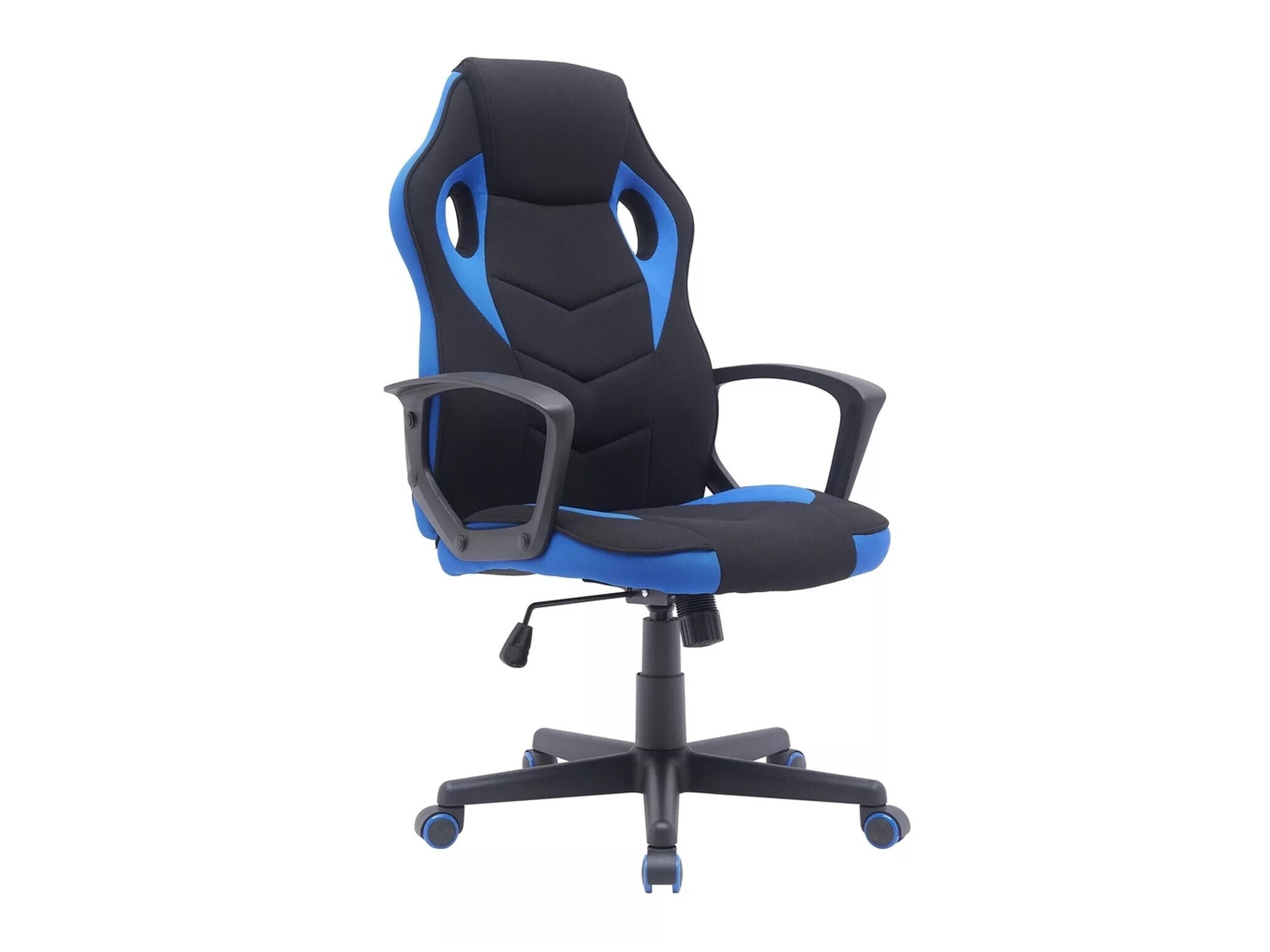 Chaise de bureau Detroit 692 (Noir + Bleu)