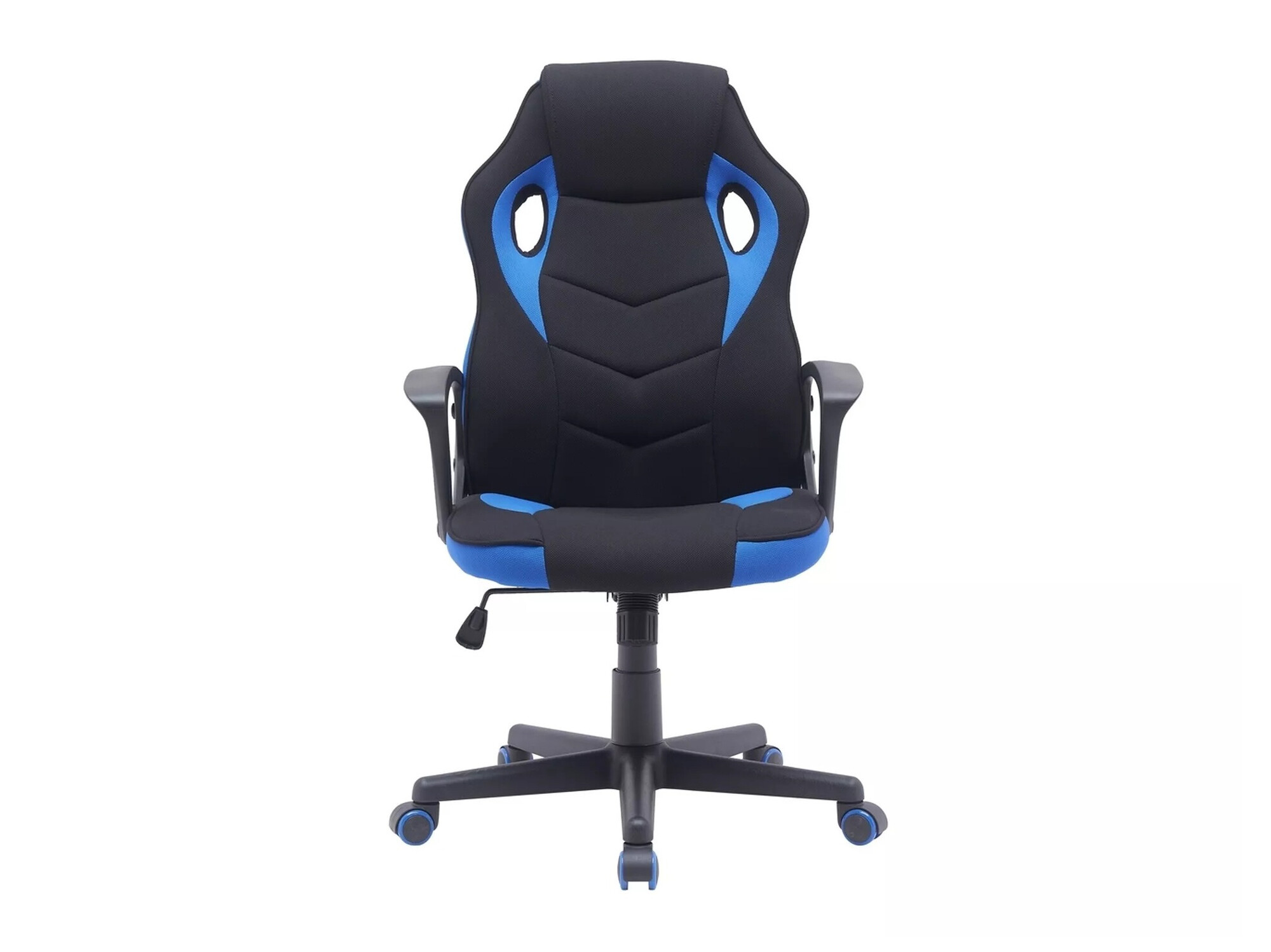 Chaise de bureau Detroit 692 (Noir + Bleu)