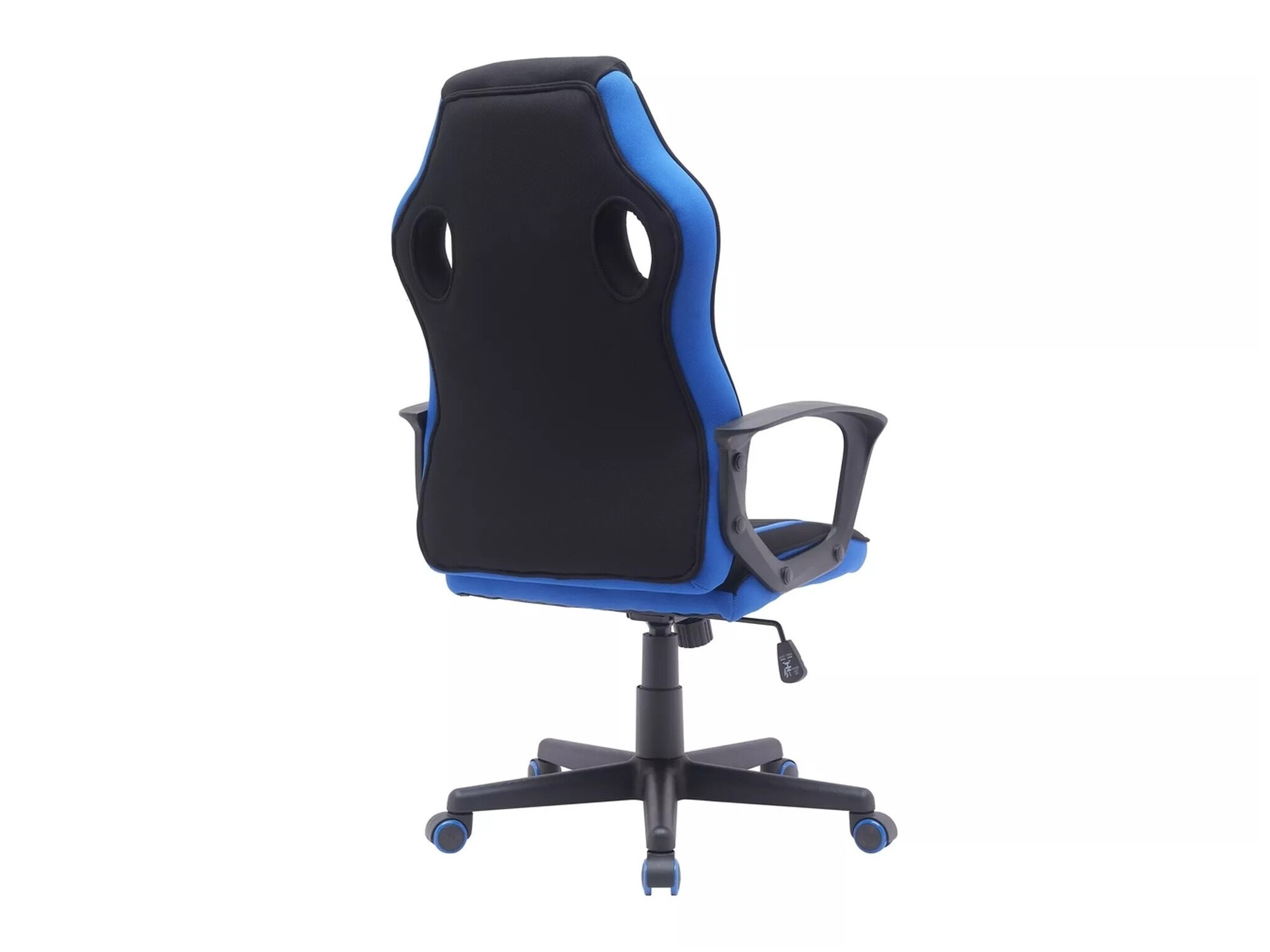 Chaise de bureau Detroit 692 (Noir + Bleu)