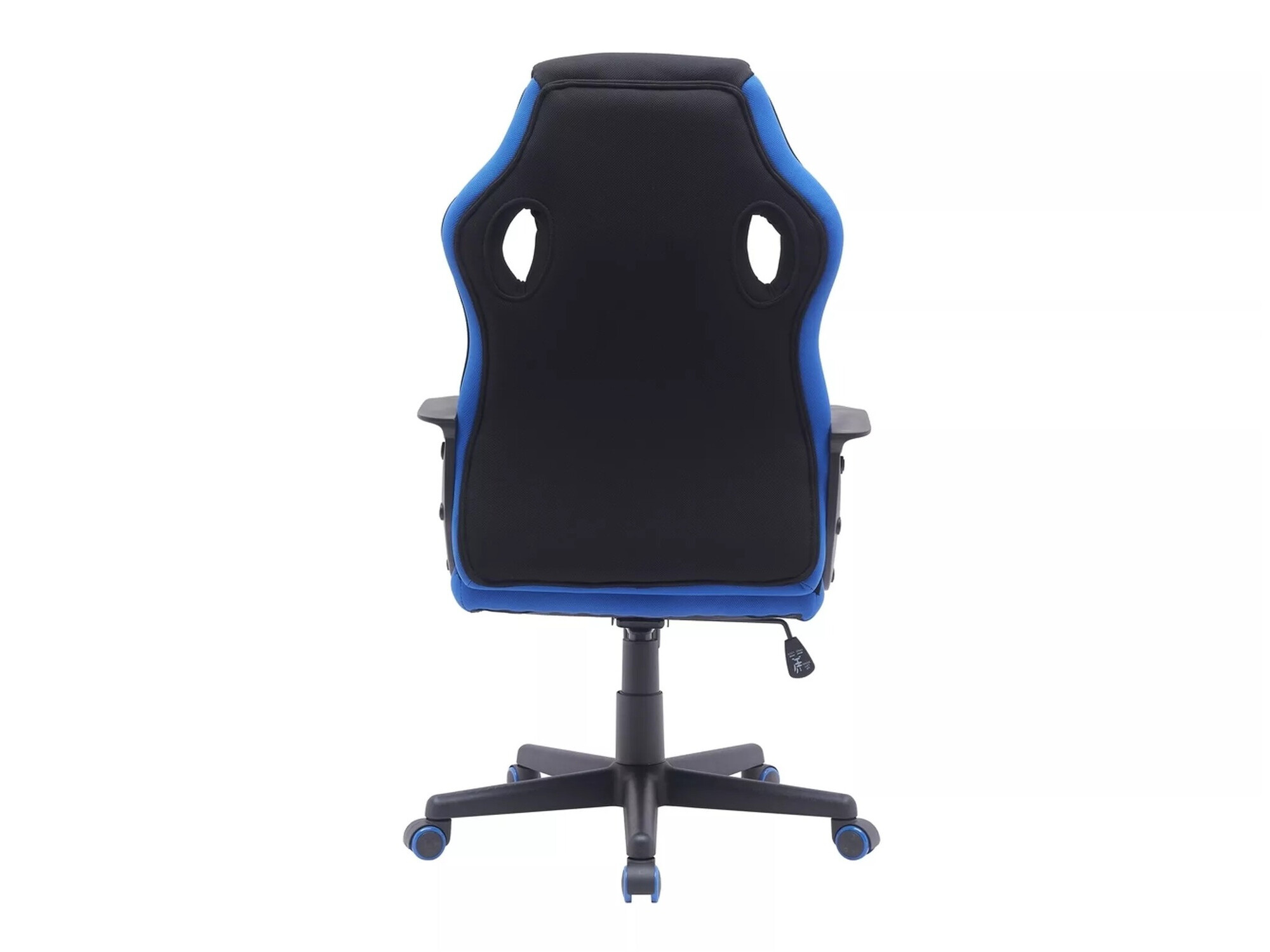 Chaise de bureau Detroit 692 (Noir + Bleu)