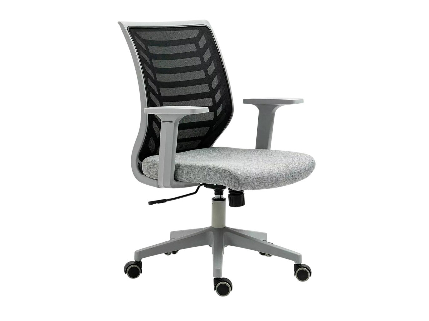 Chaise de bureau Detroit 694 (Gris + Noir)