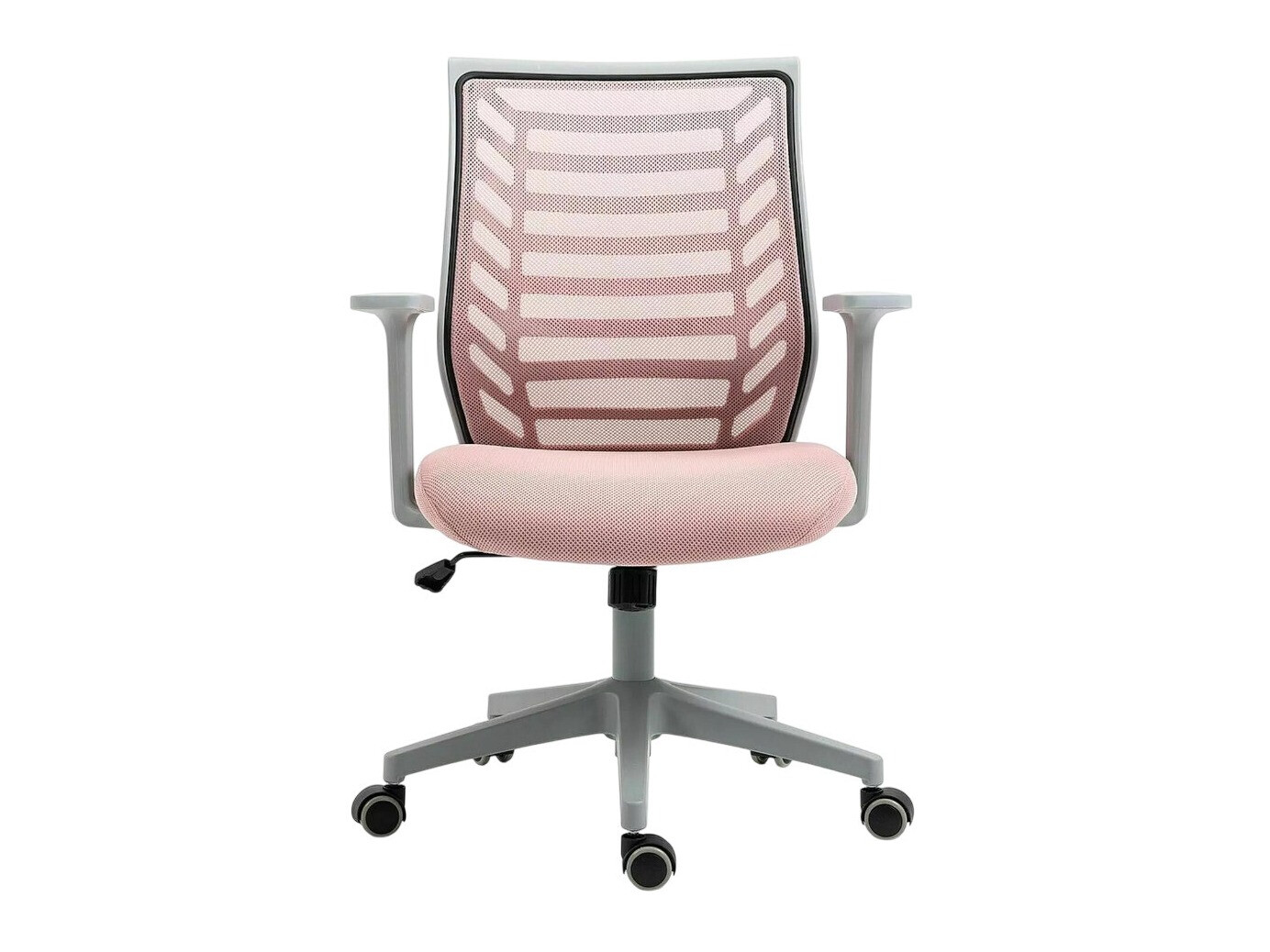 Chaise de bureau Detroit 694 (Gris + Rose)