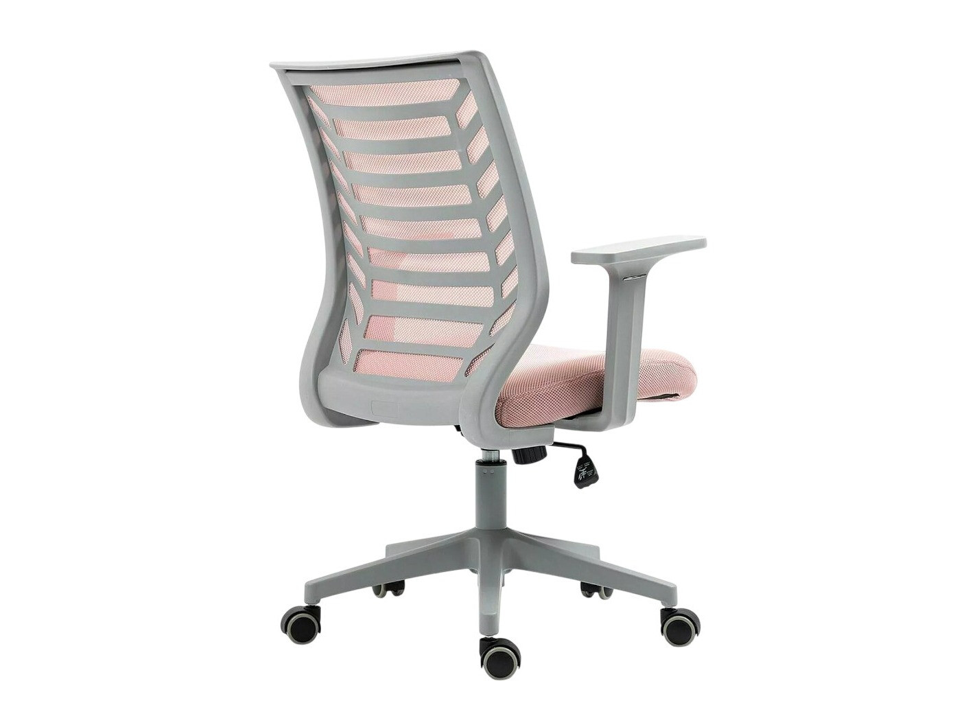 Chaise de bureau Detroit 694 (Gris + Rose)