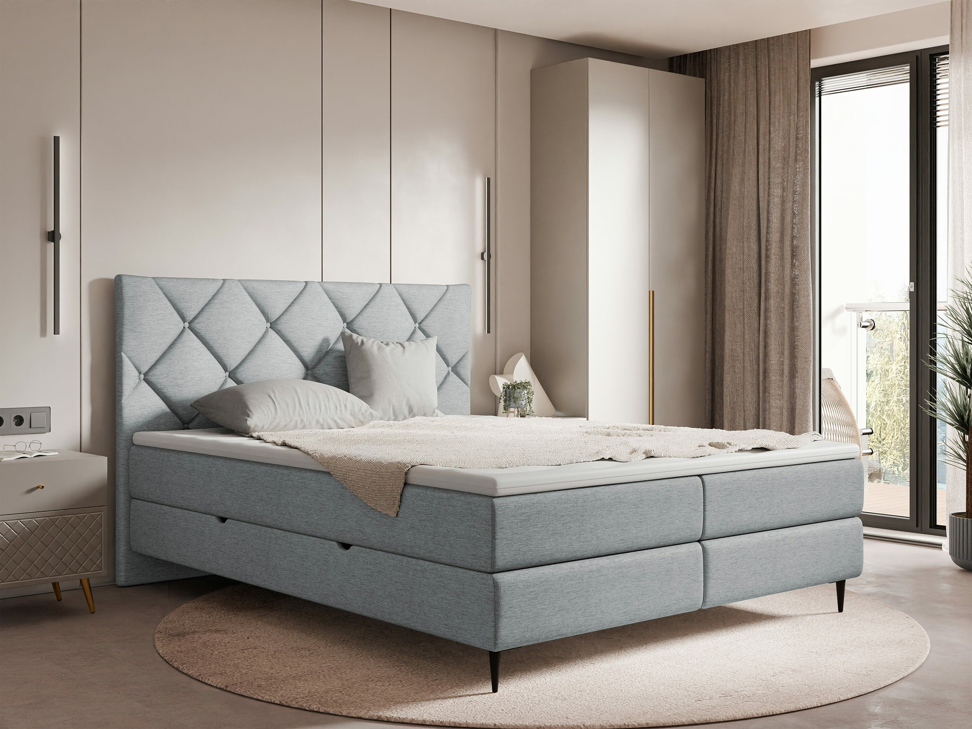 Lit boxspring ComfiDream Myrel (Verita 85)