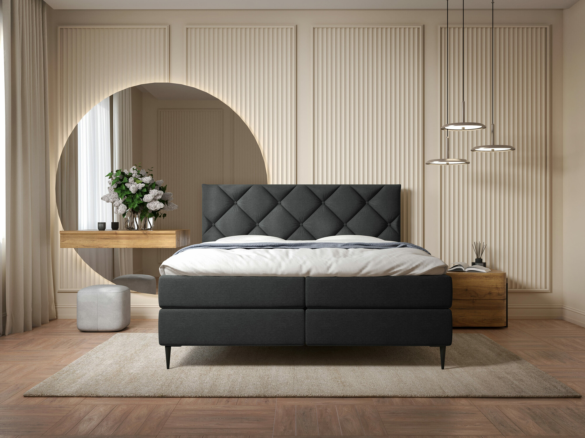 Lit boxspring ComfiDream Myrel (Verita 98)