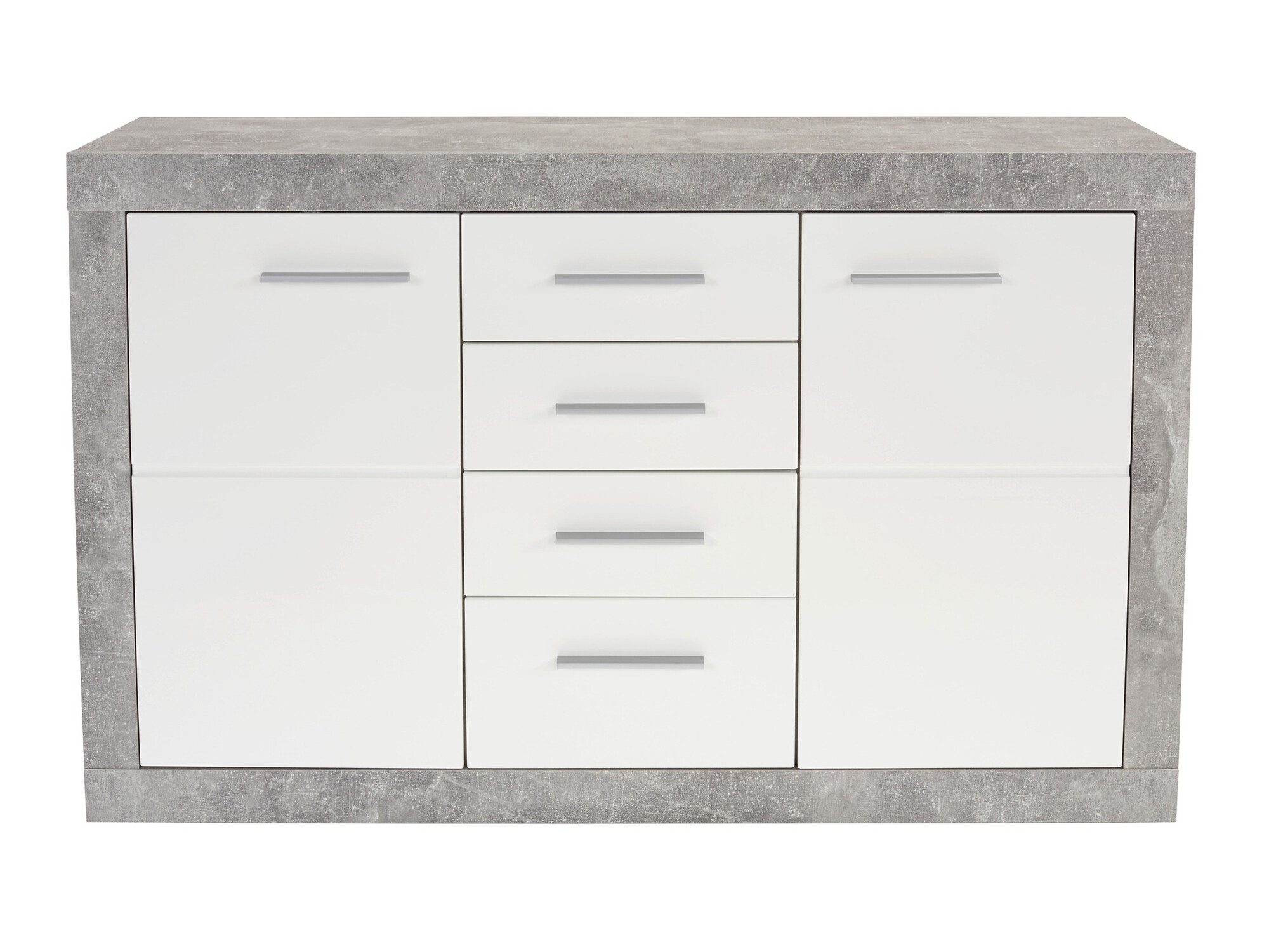 Commode Romfera 100 (Blanc + Gris)