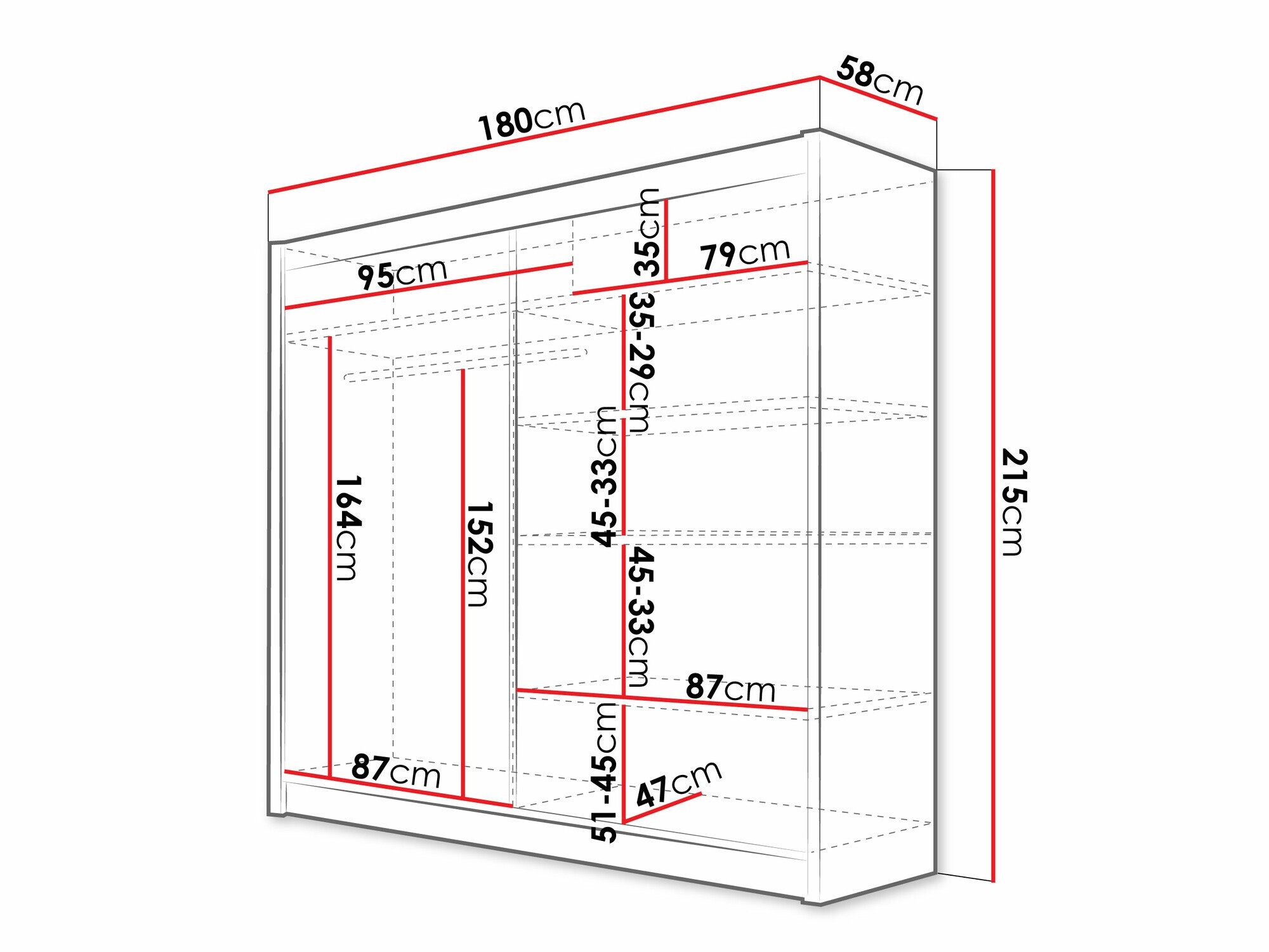 Armoire Closico Cavaris V (Cachemire)