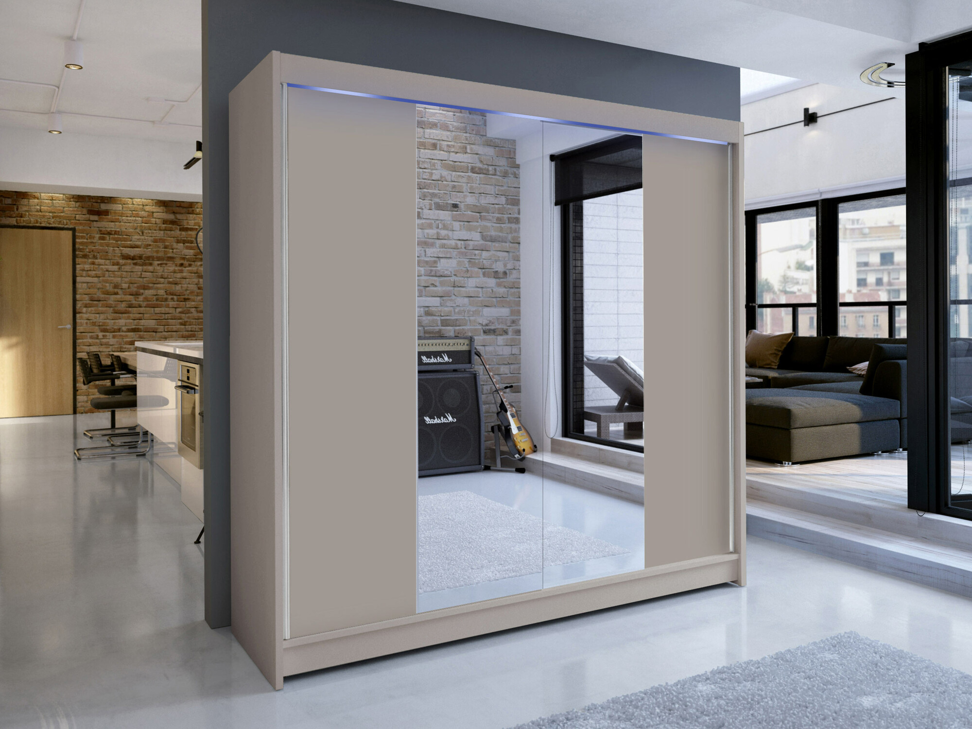 Armoire Closico Cavaris II (Cachemire)