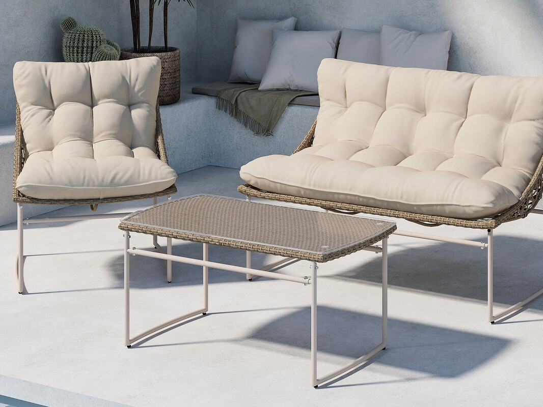 Ensemble de mobilier de jardin Dallas 4732 (Beige)