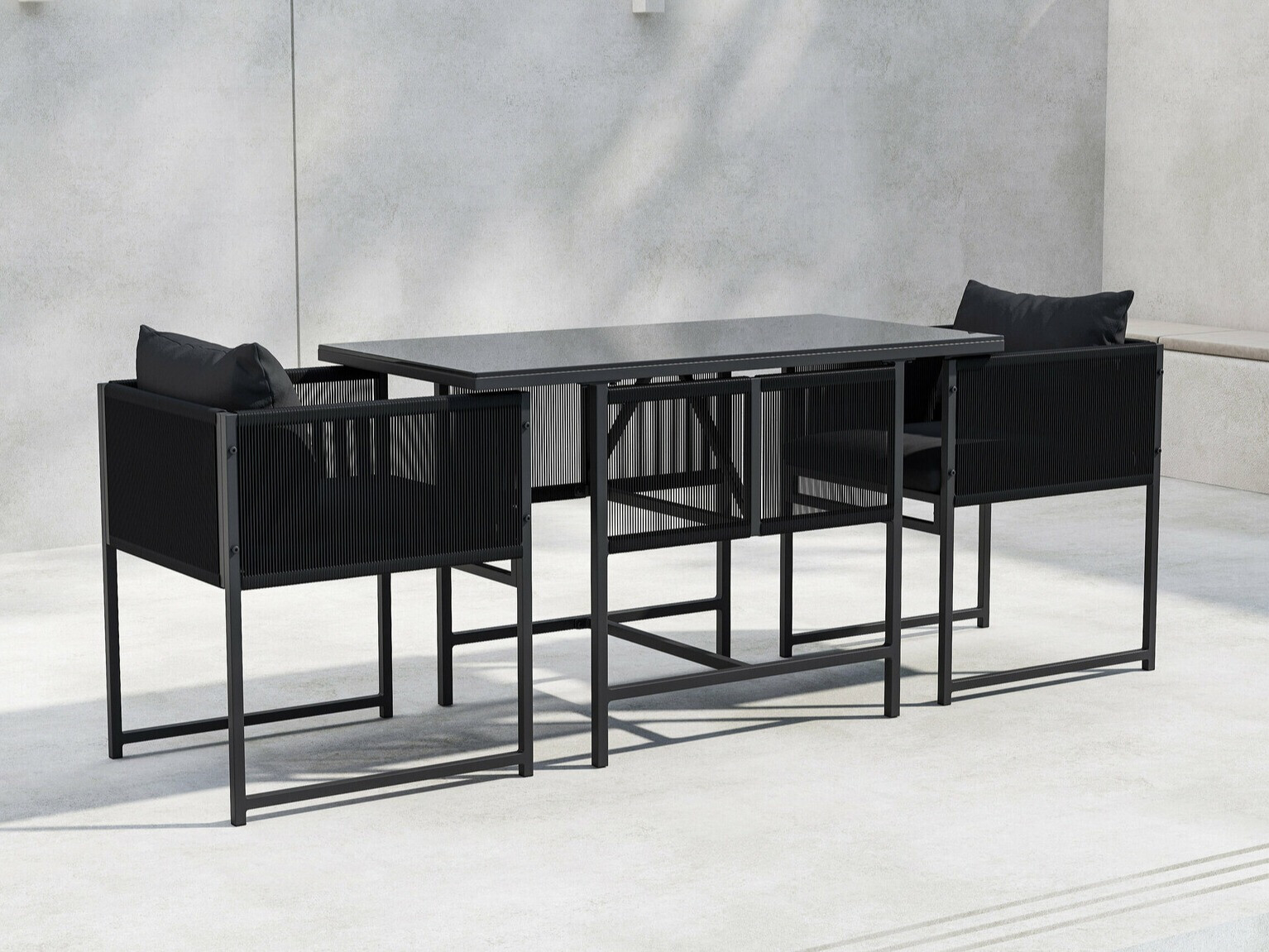 Ensemble de balcon Dallas 4737