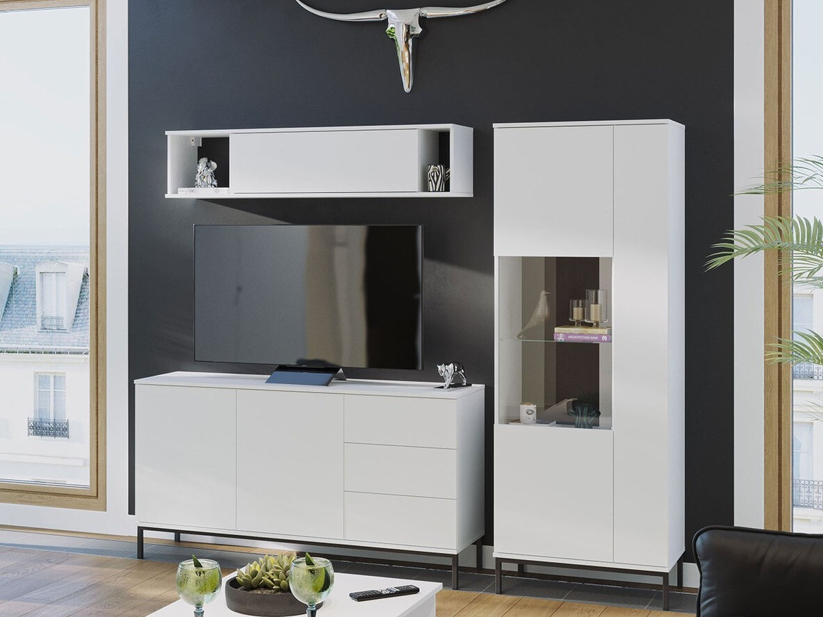 Ensemble de salon Lomsore 110 (Blanc)