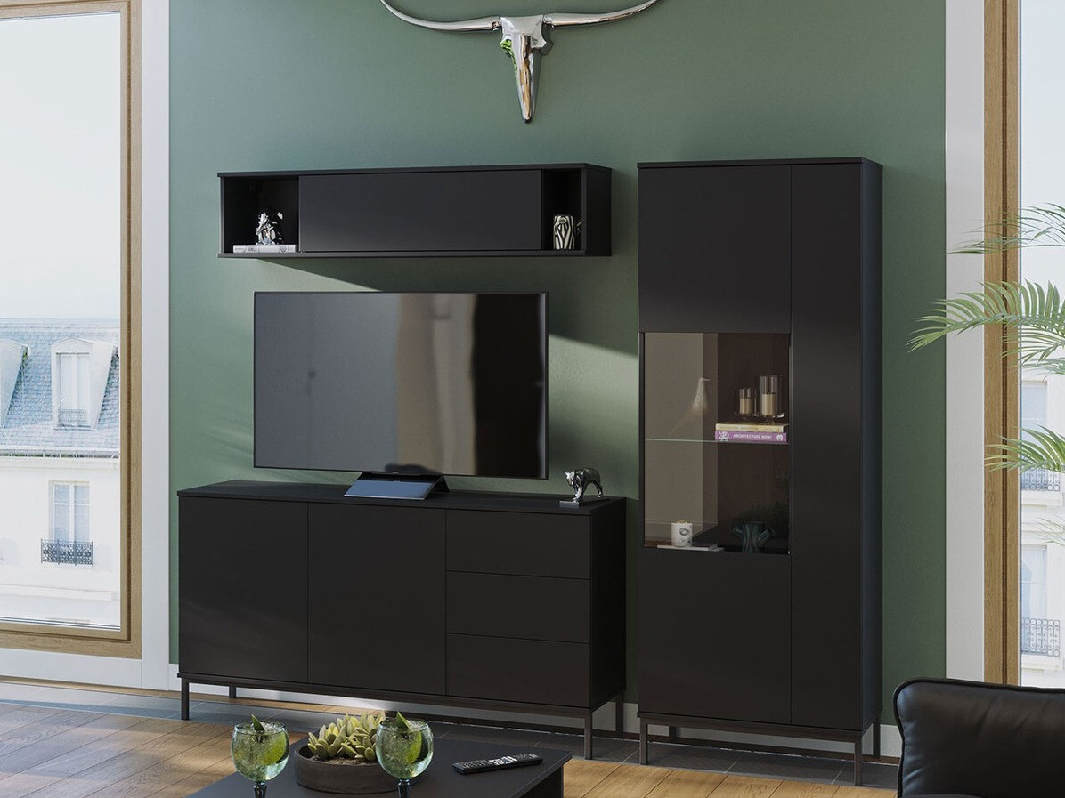 Ensemble de salon Lomsore 110 (Noir)