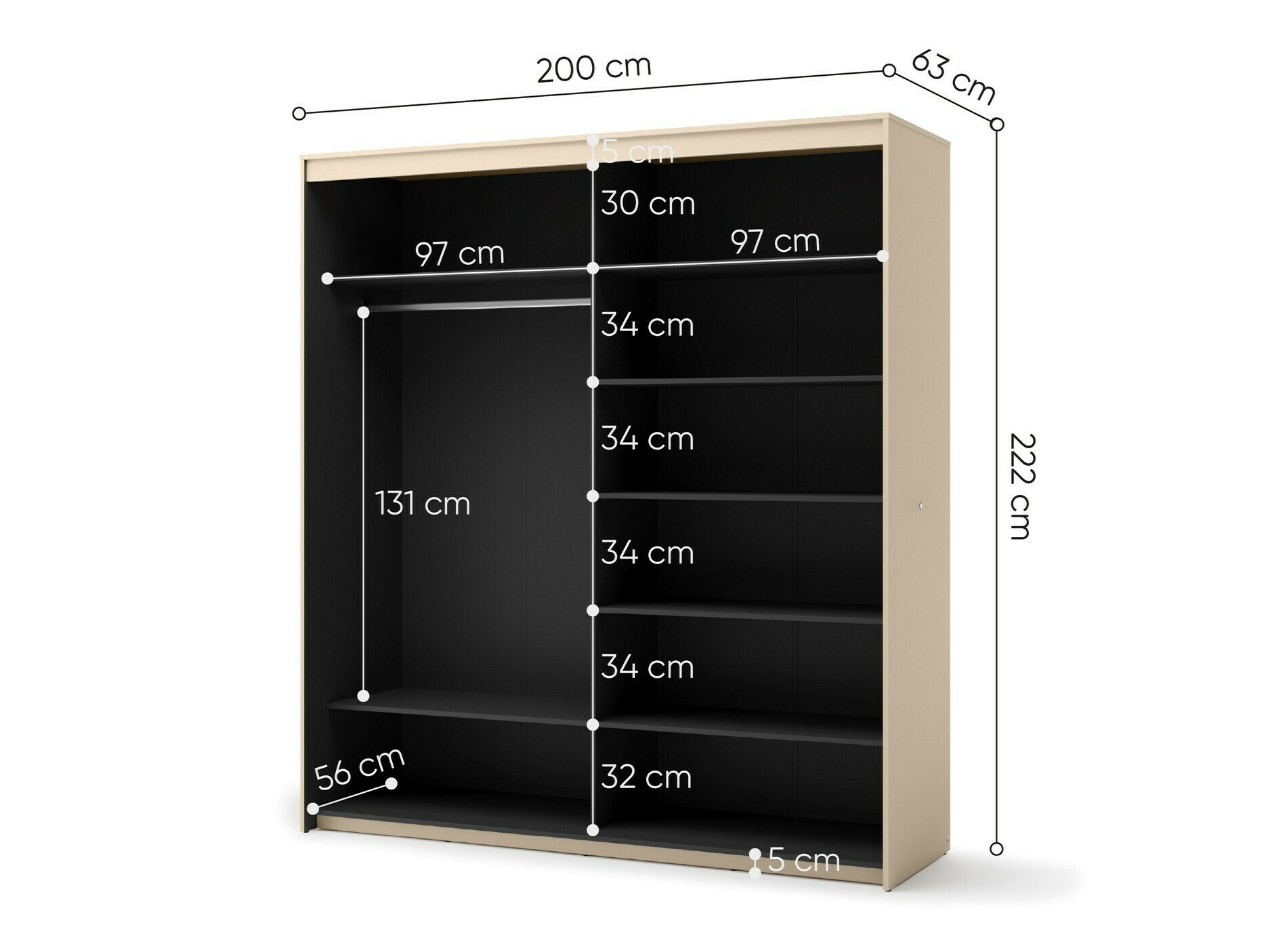 Armoire Fresno 166
