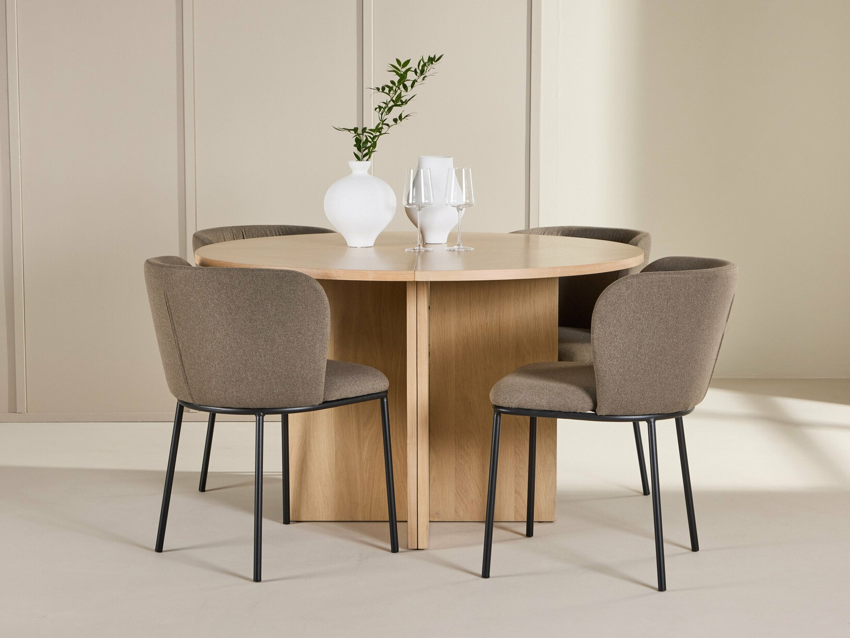 Salle à manger complète Dallas 4761 (Chêne)