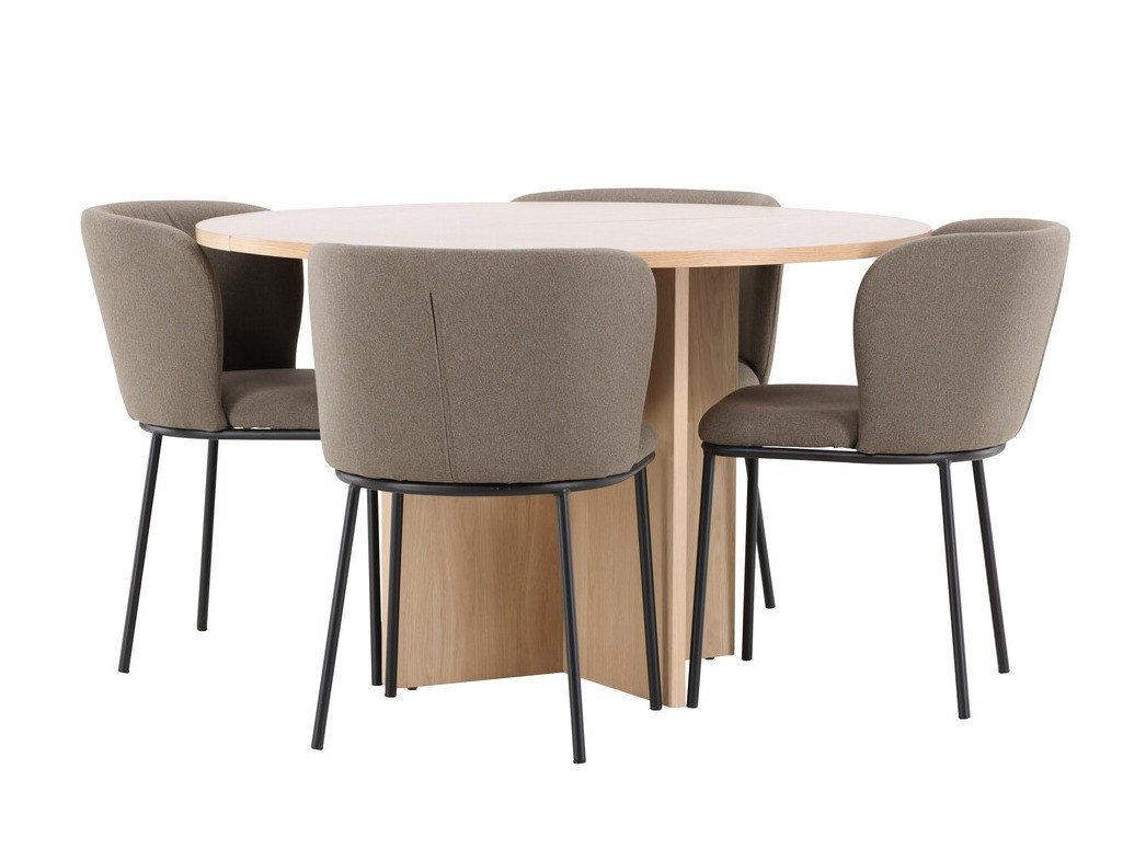 Salle à manger complète Dallas 4761 (Chêne)