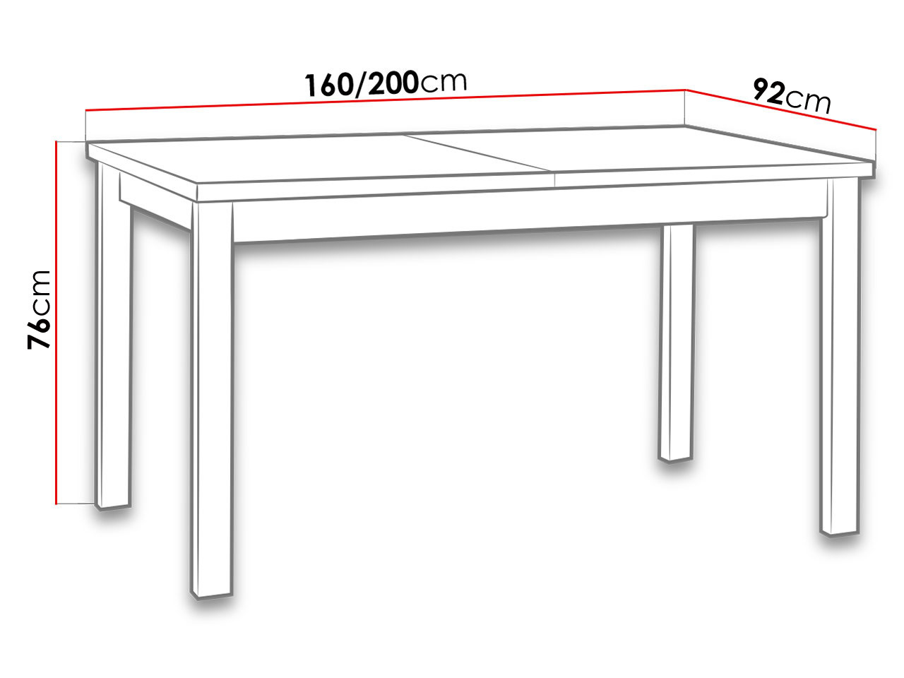 Table Victorville 177 (Grandson chêne)