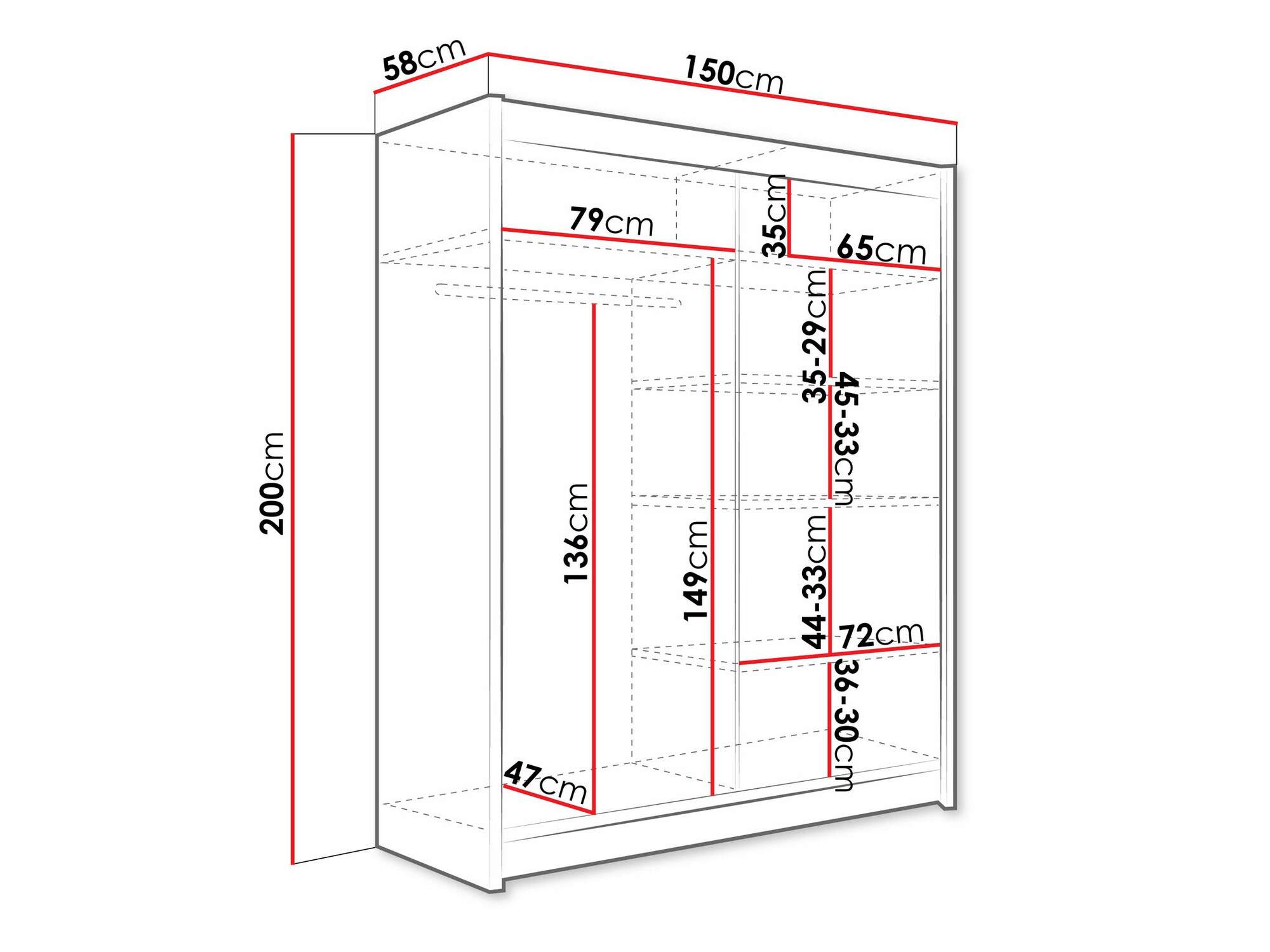 Armoire Closico Camera II (Cachemire)