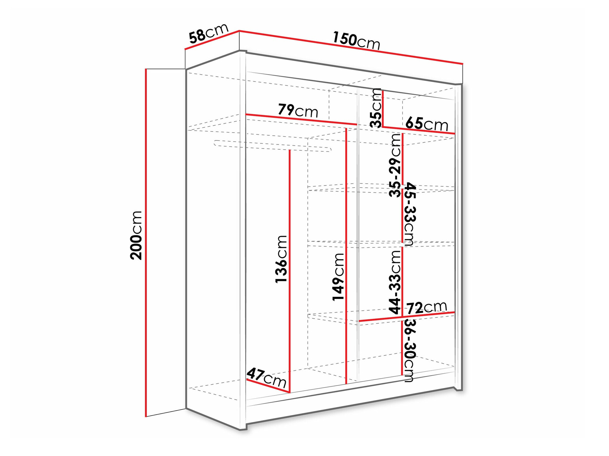 Armoire Closico Camera II (Cachemire)