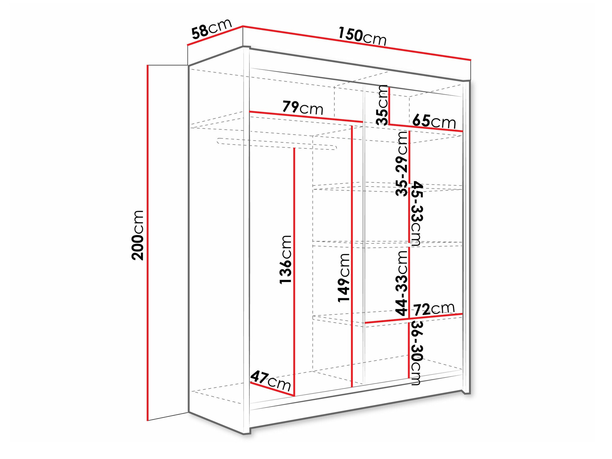 Armoire Closico Camera IV (Cachemire)
