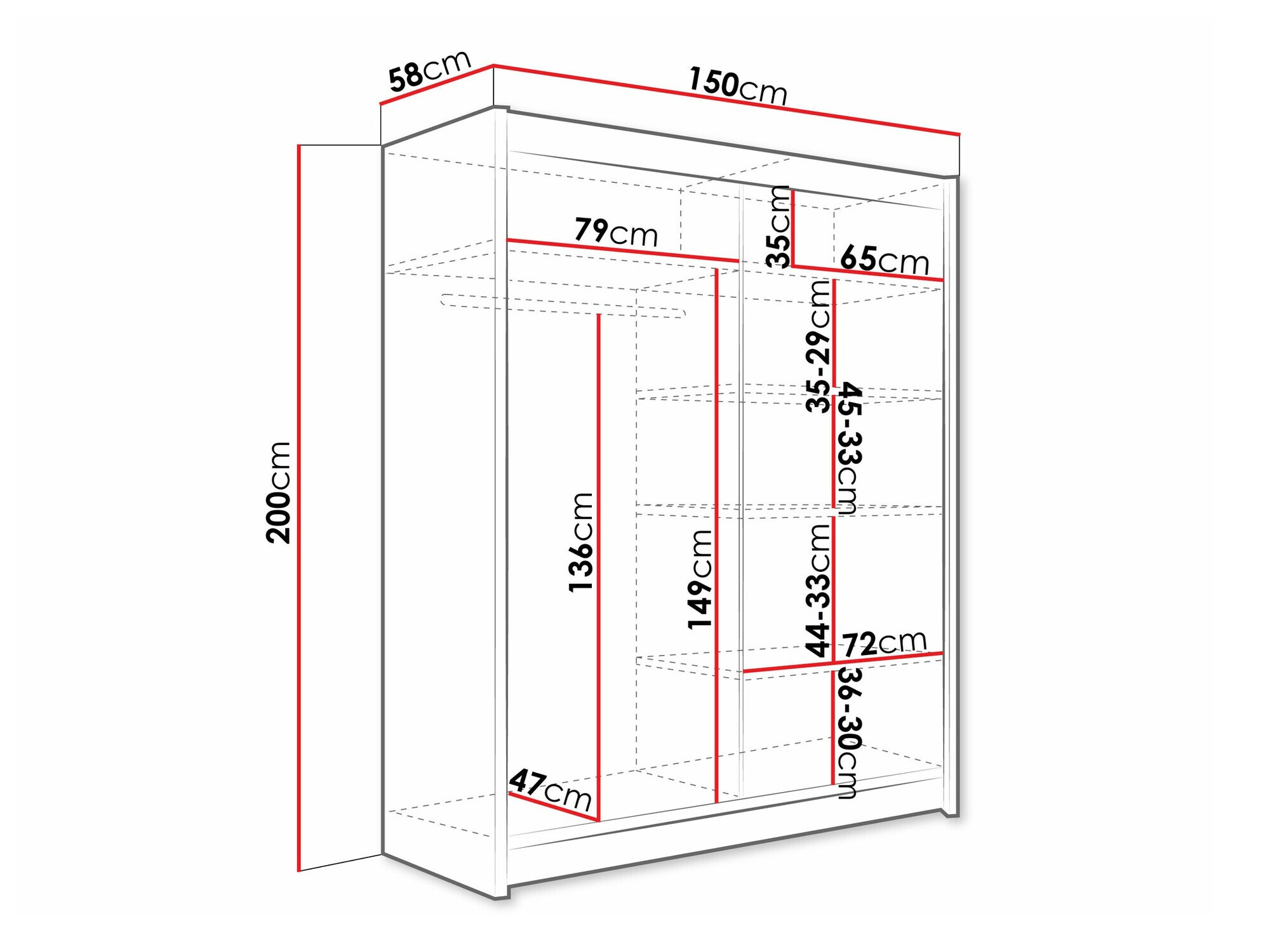 Armoire Closico Camera IV (Cachemire)