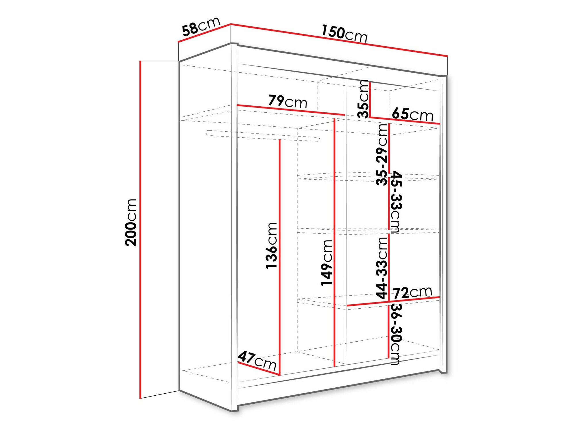 Armoire Closico Camera V (Cachemire)