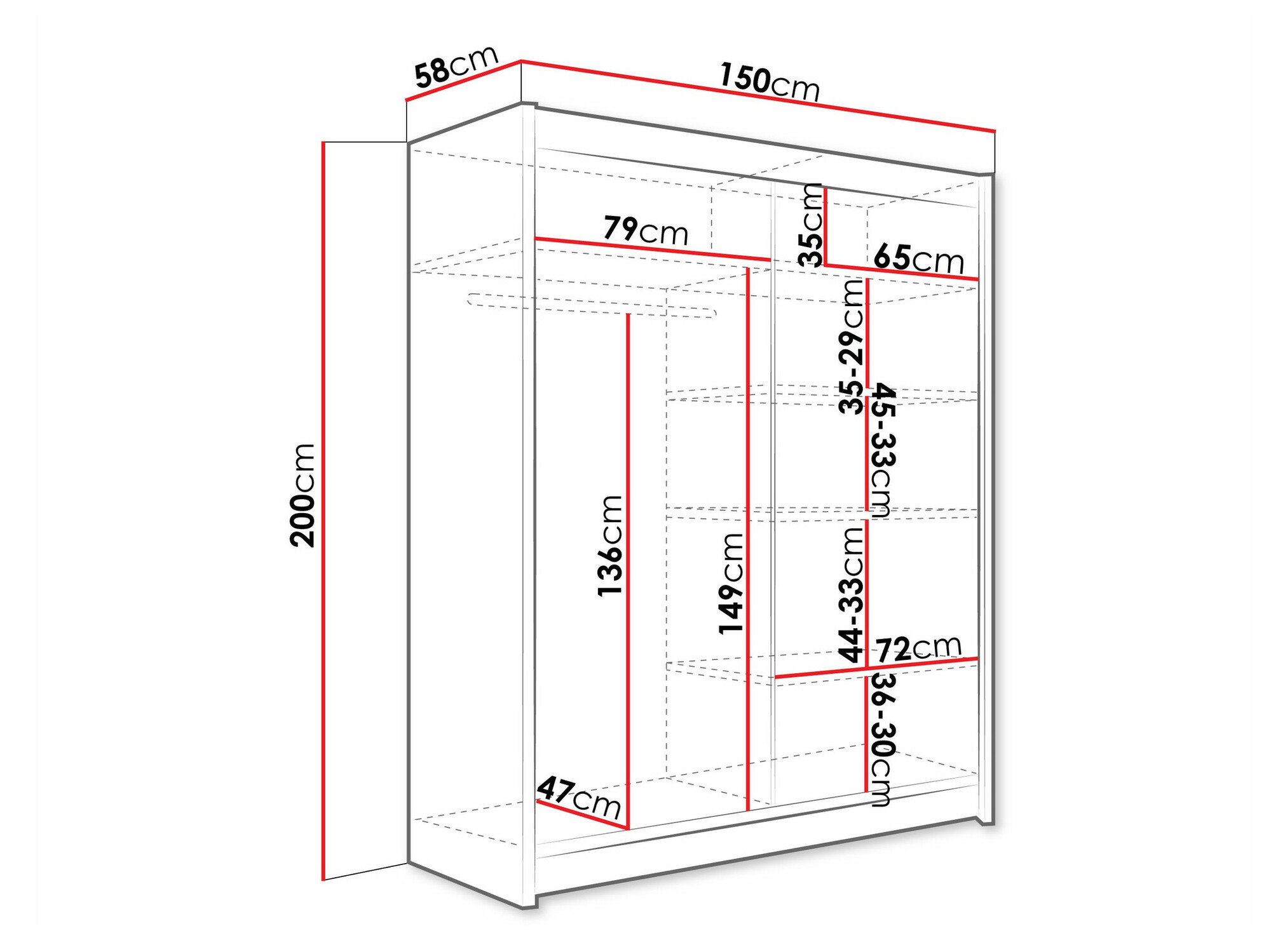 Armoire Closico Camera XII (Blanc)