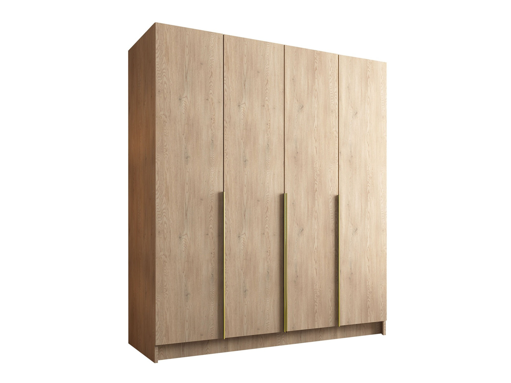 Armoire Closico Navor I (Clair bois + Doré)