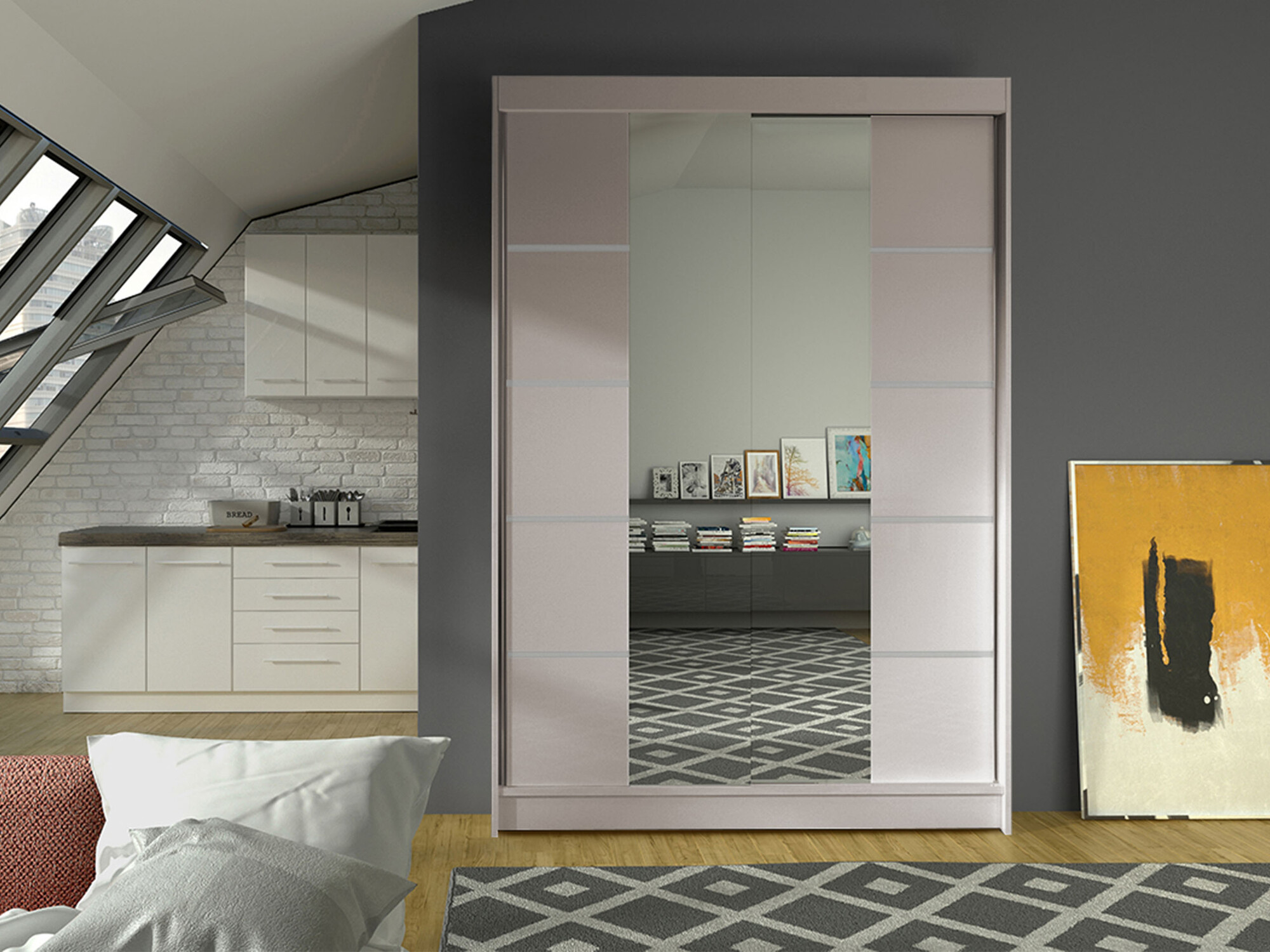 Armoire Closico Salvor V (Cachemire)