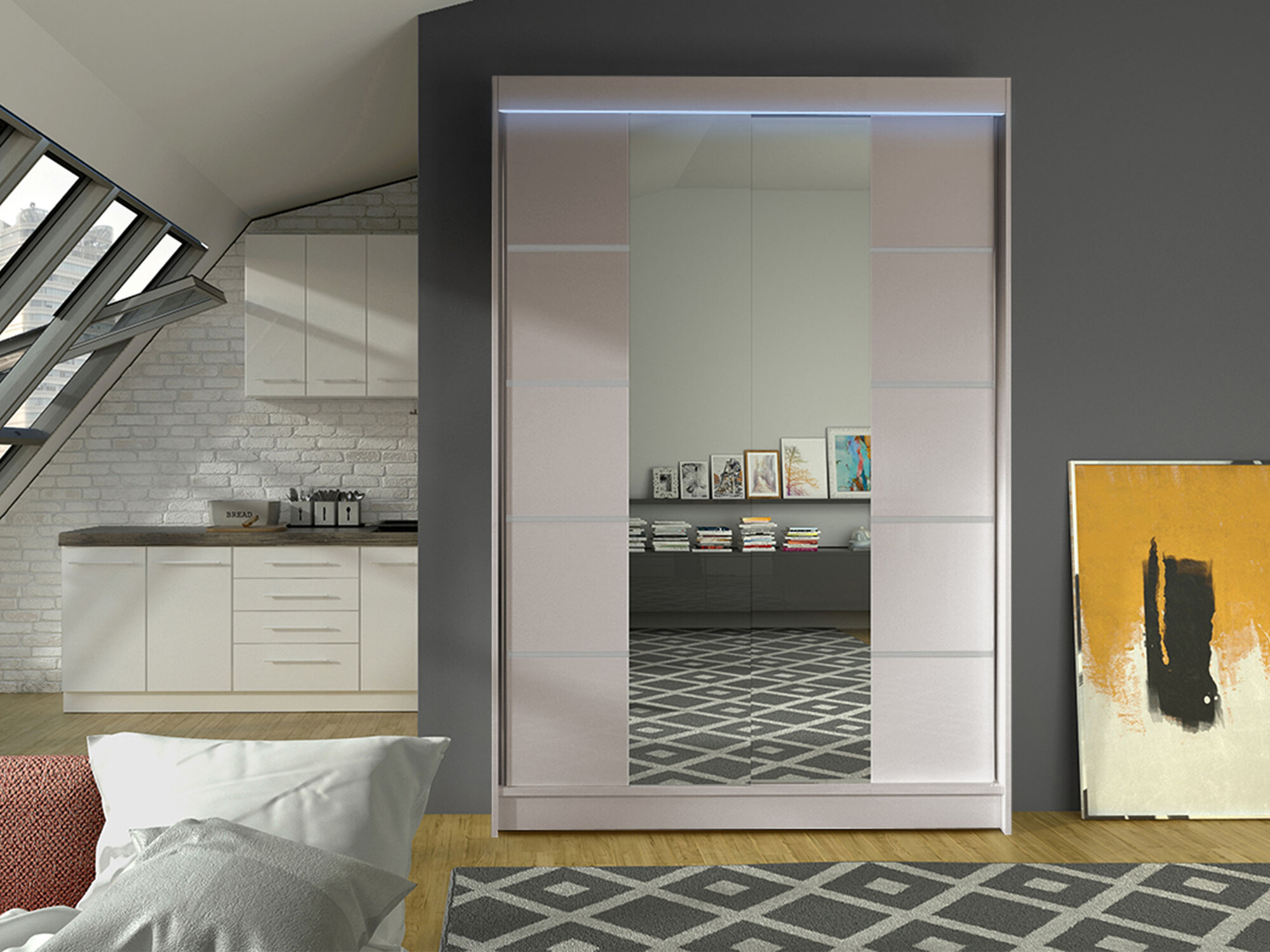 Armoire Closico Salvor V (Cachemire)