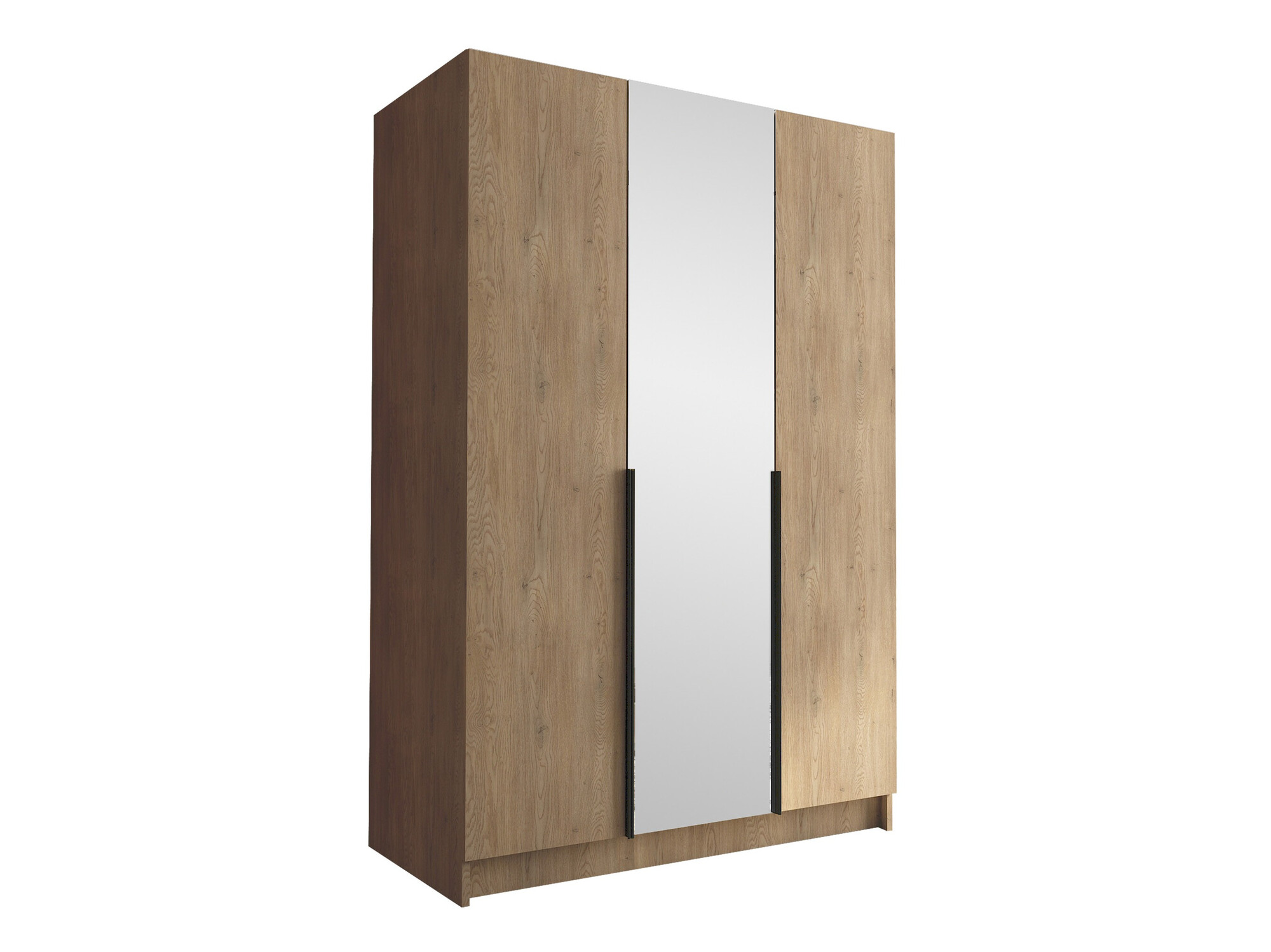 Armoire Closico Decoron II (Clair bois + Noir)