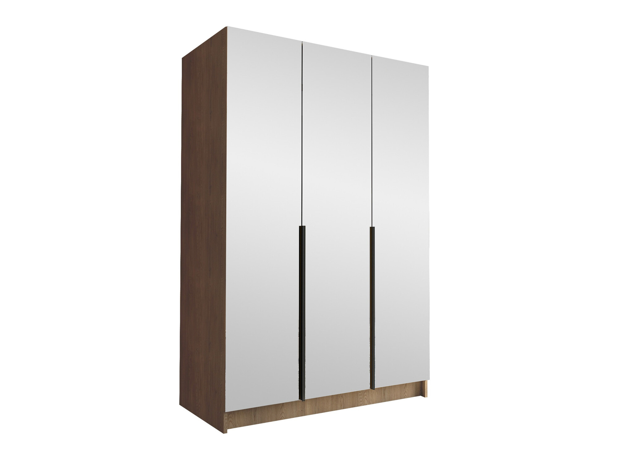Armoire Closico Decoron III (Clair bois + Noir)