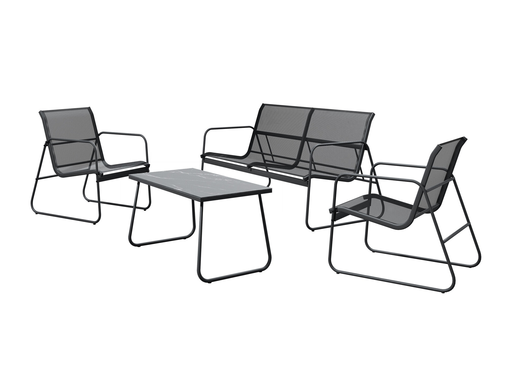 Ensemble de mobilier de jardin Epulitas (Anthracite)