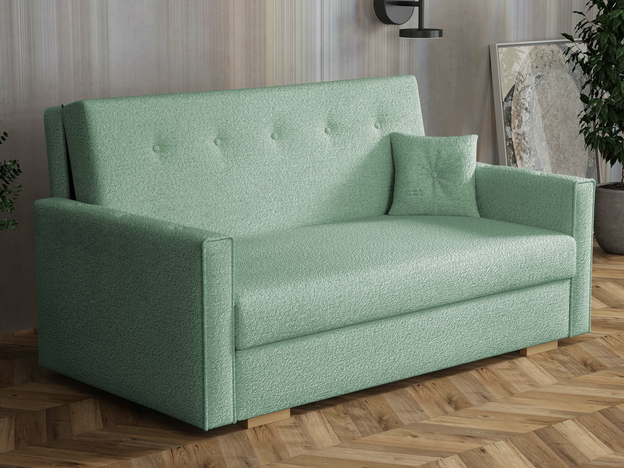 Canapé convertible Caelrin III (Coral 55)