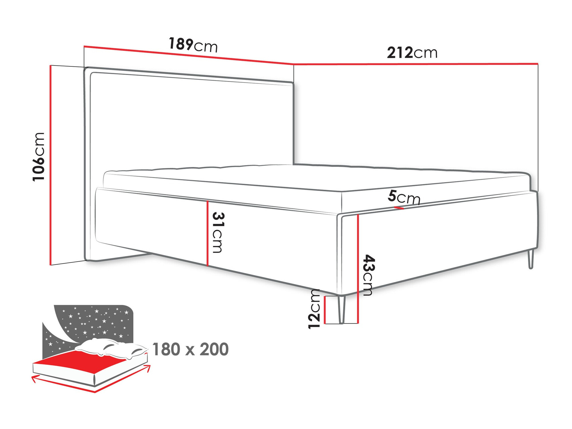 Lit ComfiDream Liruna (Poso 100)