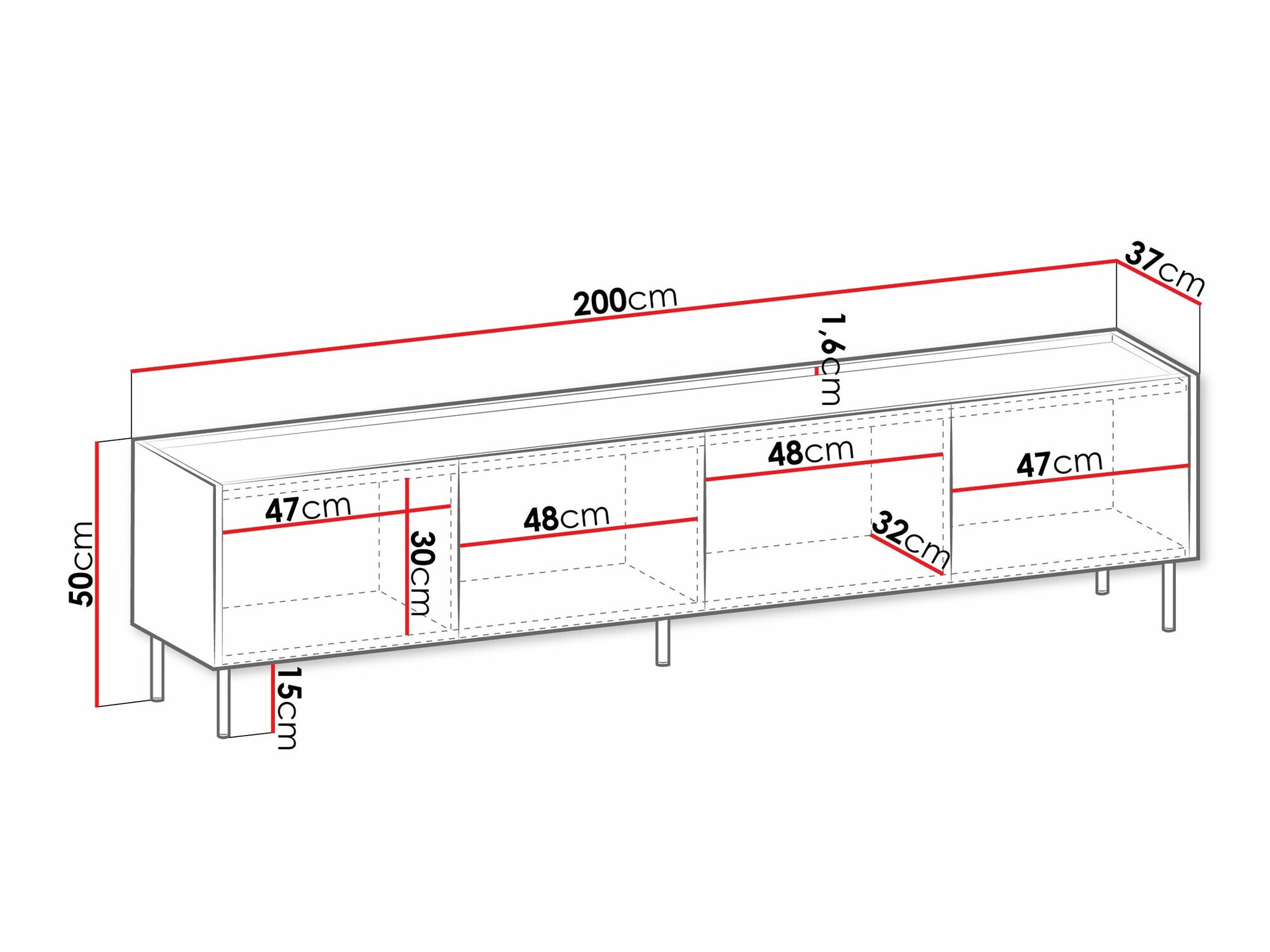Meuble TV Comfivo Belviro I
