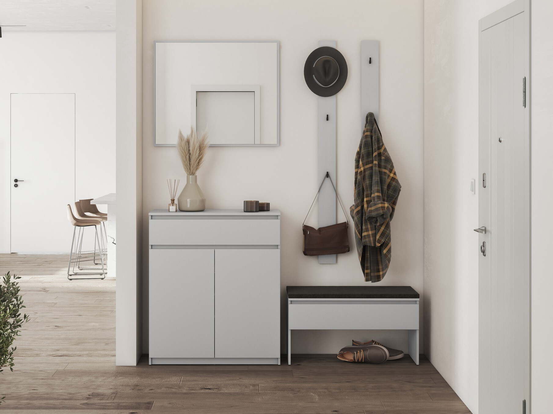 Portemanteau Lorcama 102 (Gris)
