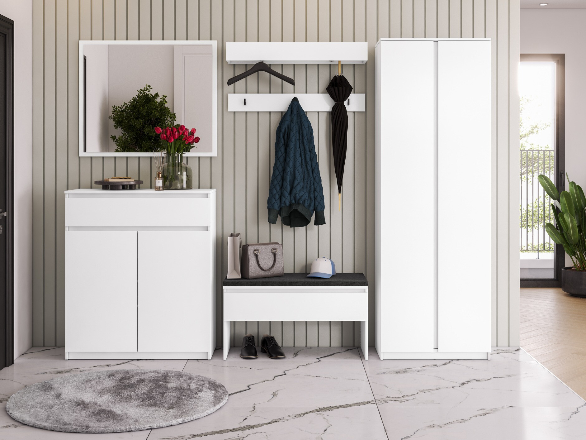 Meuble d'entrée Lorcama 109