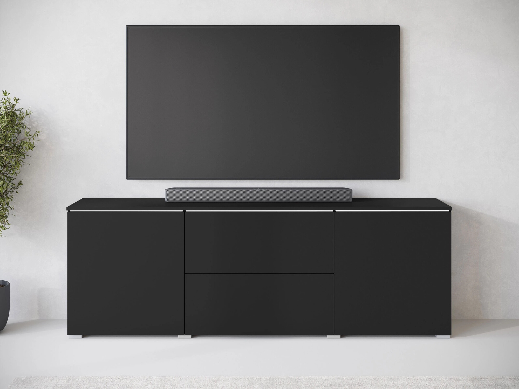Meuble TV Mirfivo 104 (Graphite)
