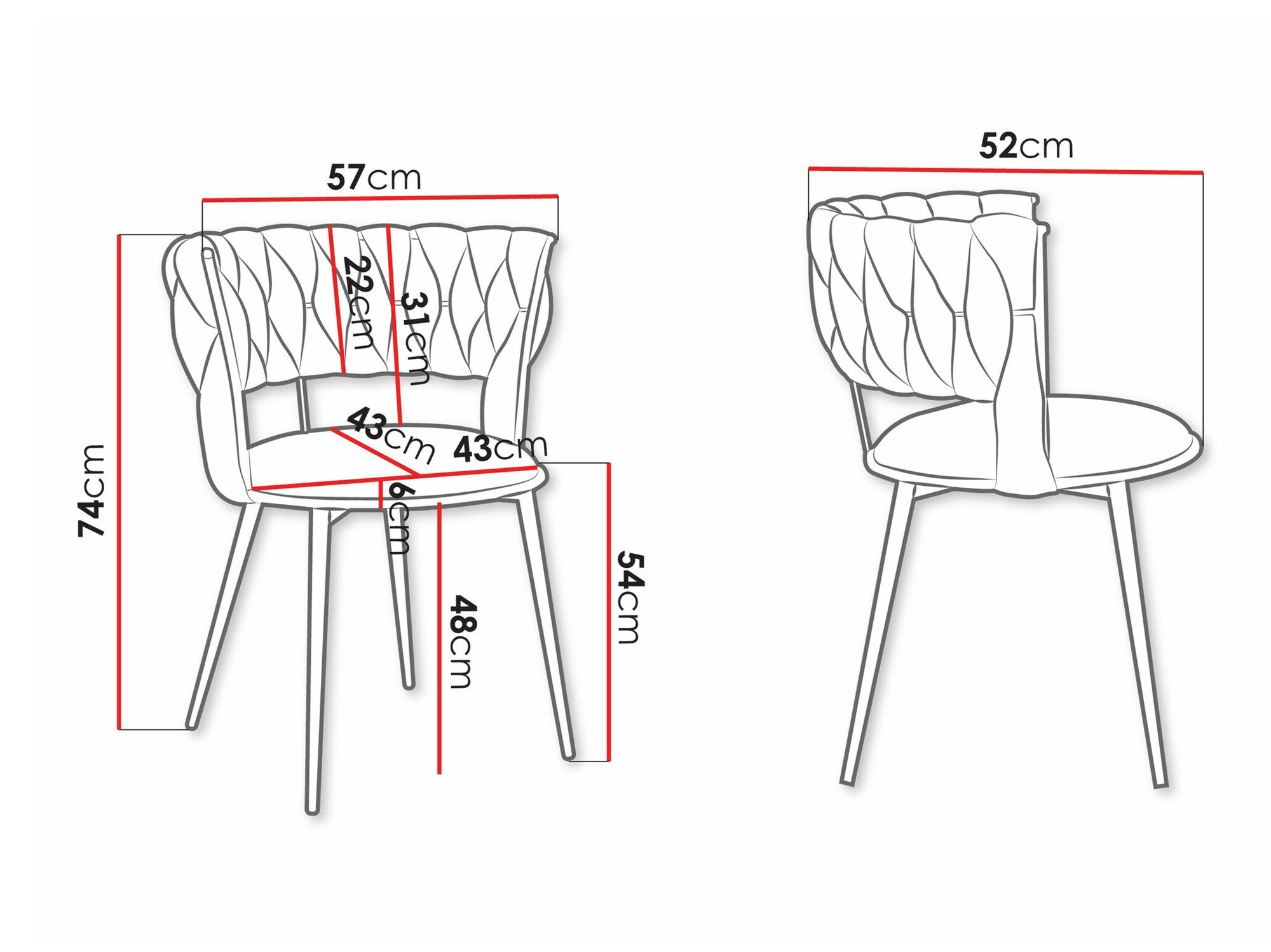 Chaise Comfivo Hilaritas X (Argent + Noir)