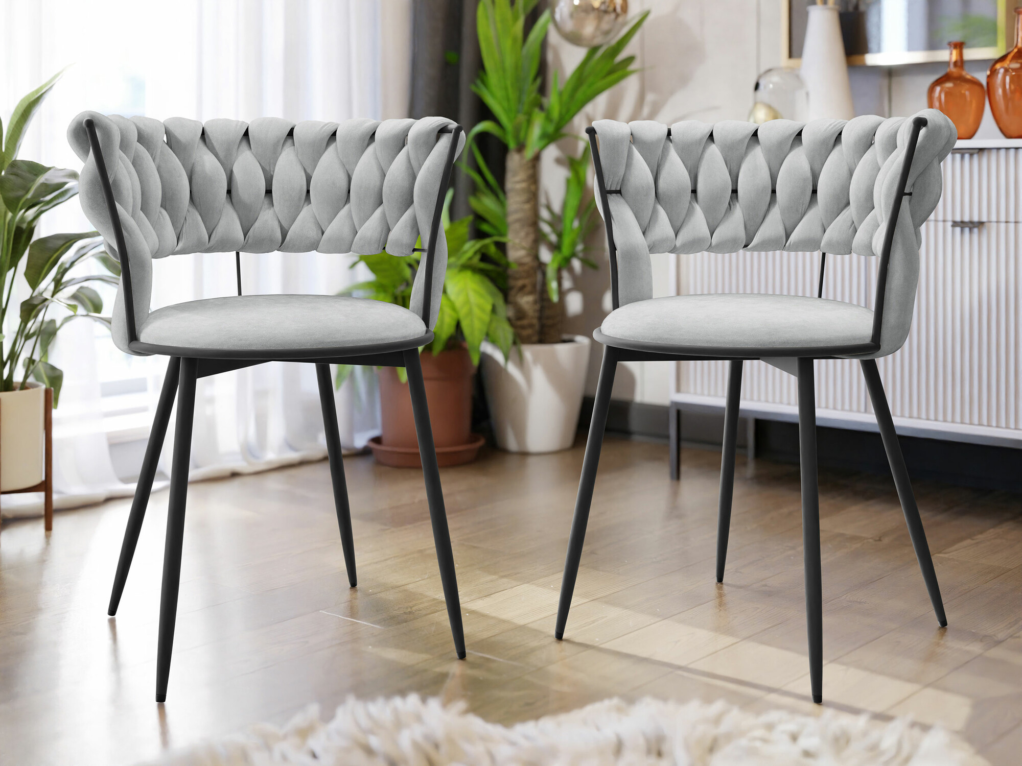 Chaise Comfivo Hilaritas X (Noir + Gris)
