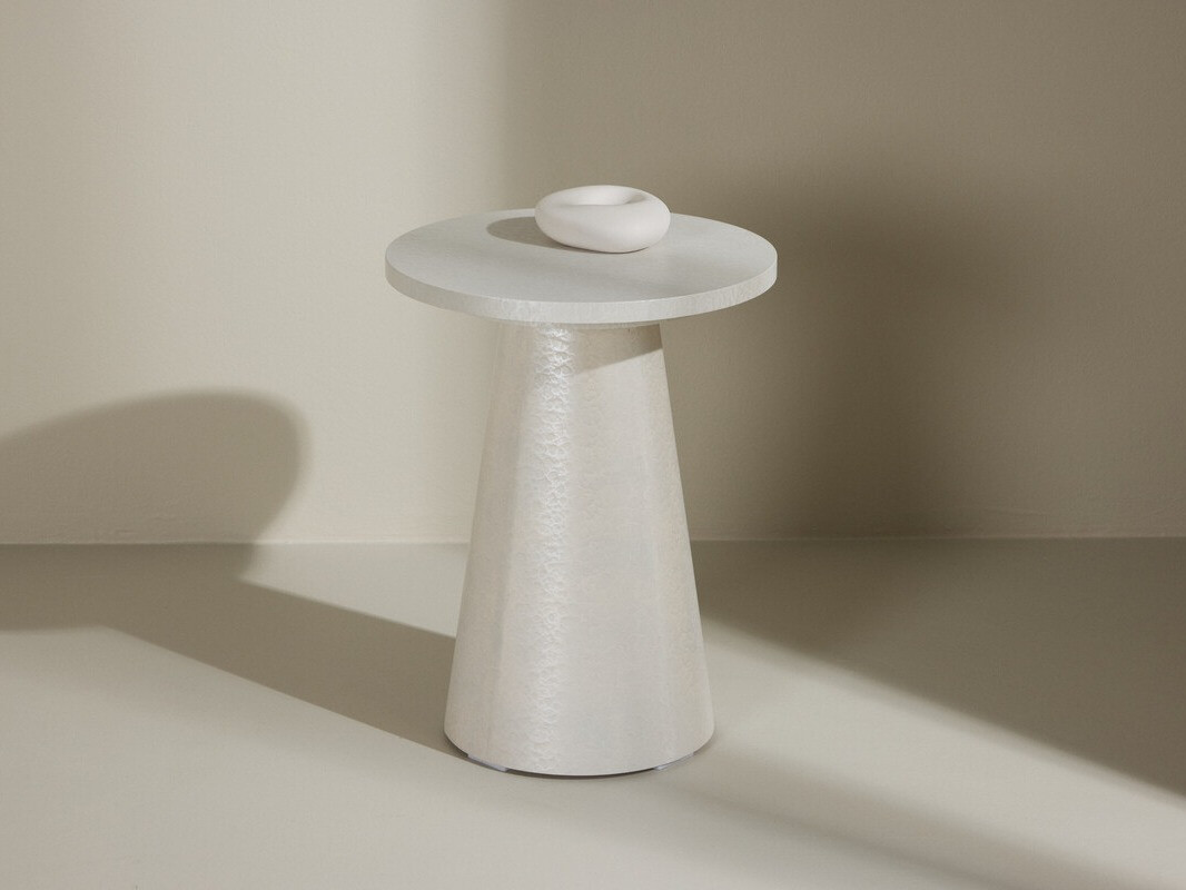 Table d'appoint Dallas 4765 (Blanc brillant)