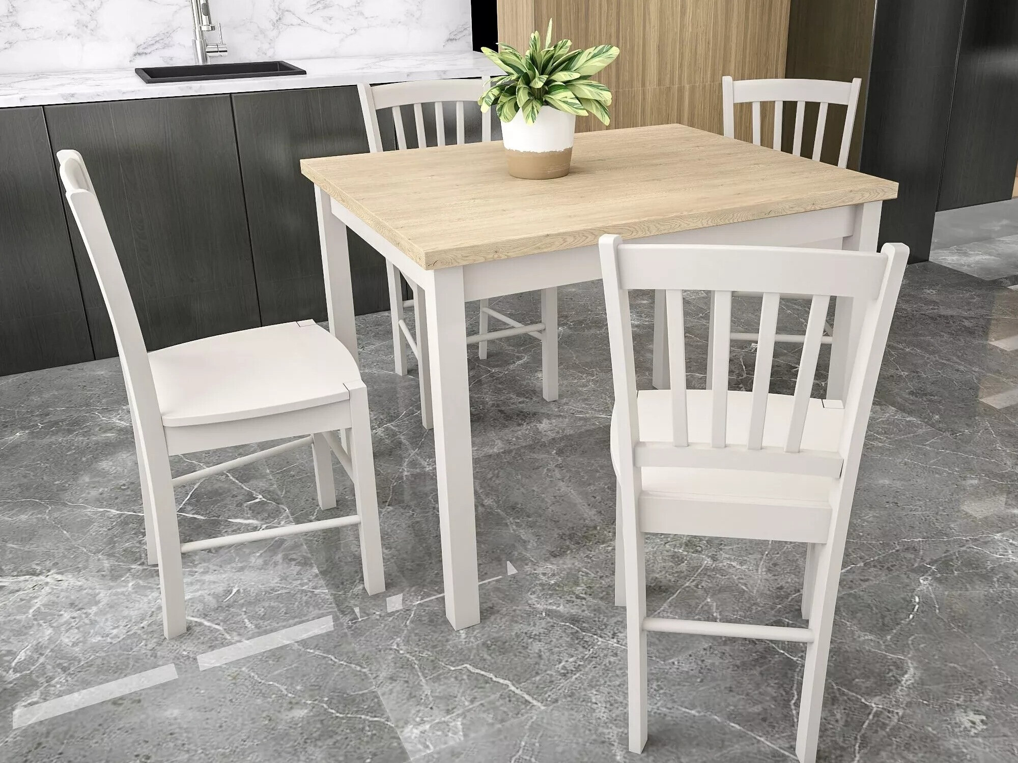 Table Detroit 705 (Chêne + Cachemire)
