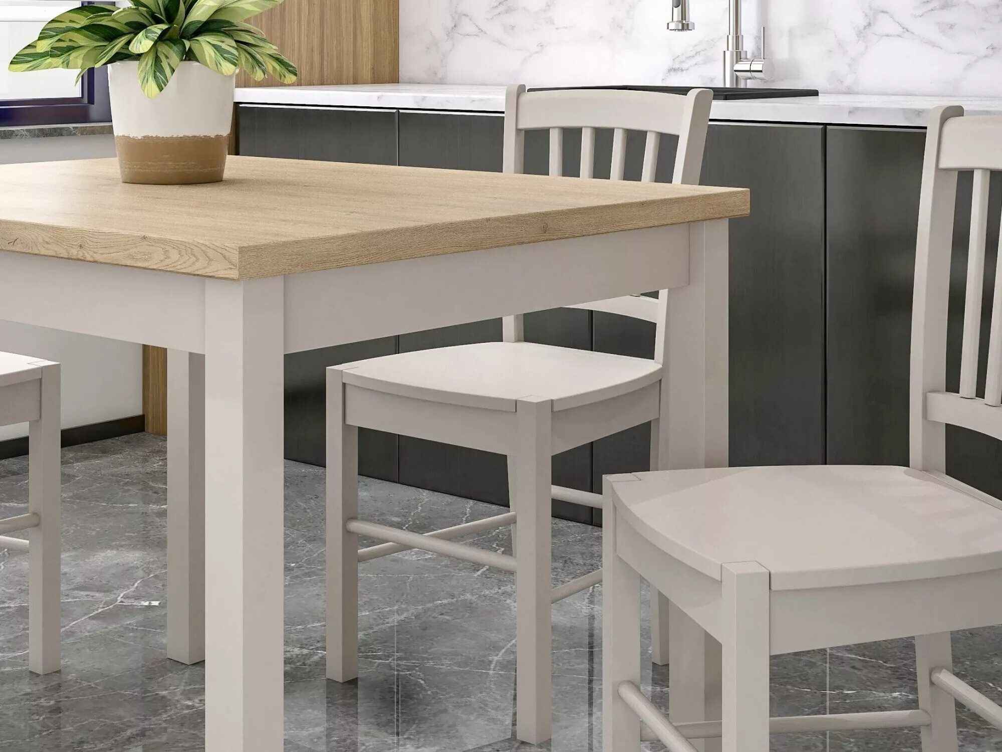 Table Detroit 705 (Chêne + Cachemire)