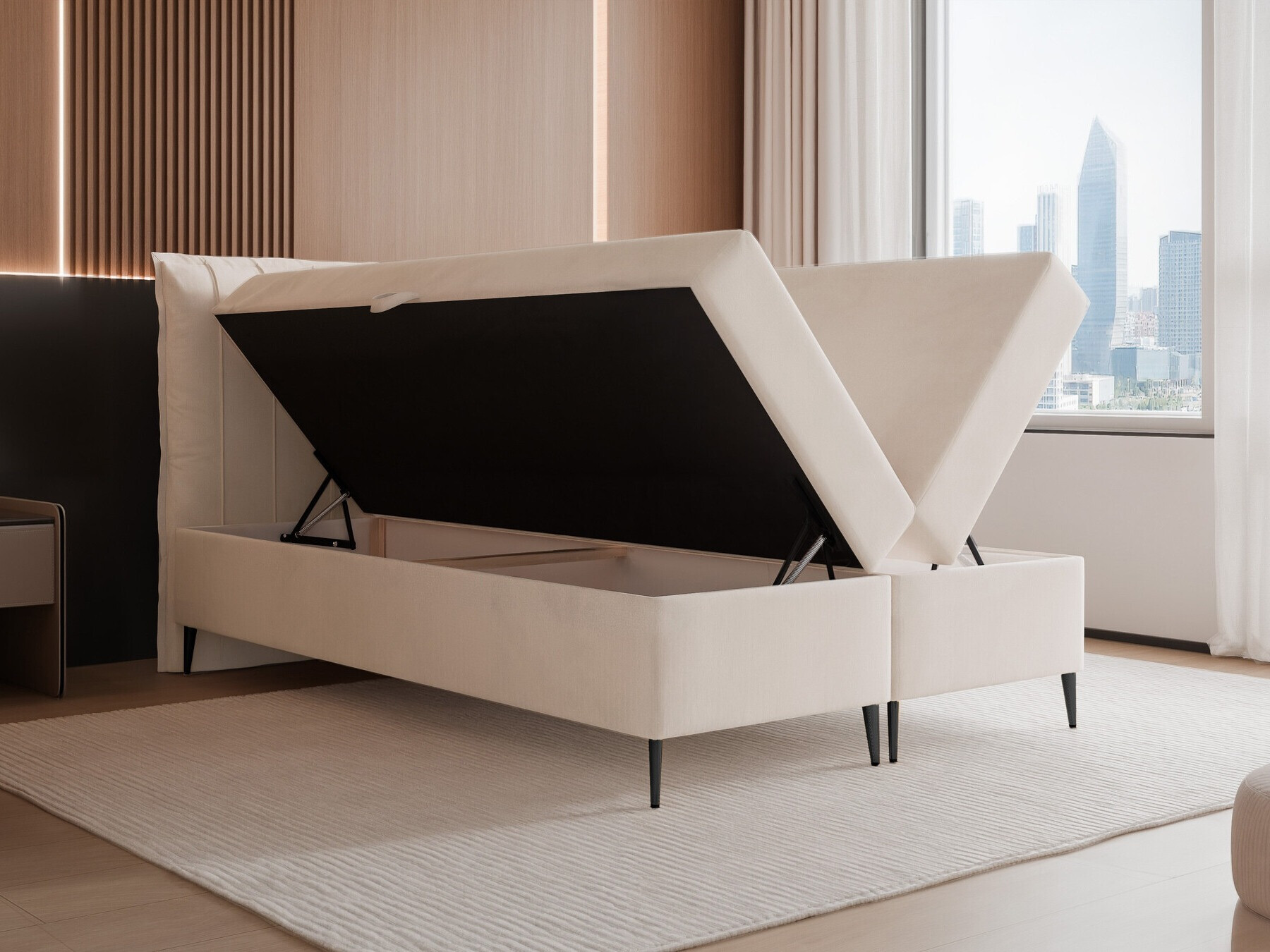 Lit boxspring Martinez 105 (Magic Velvet 2229)