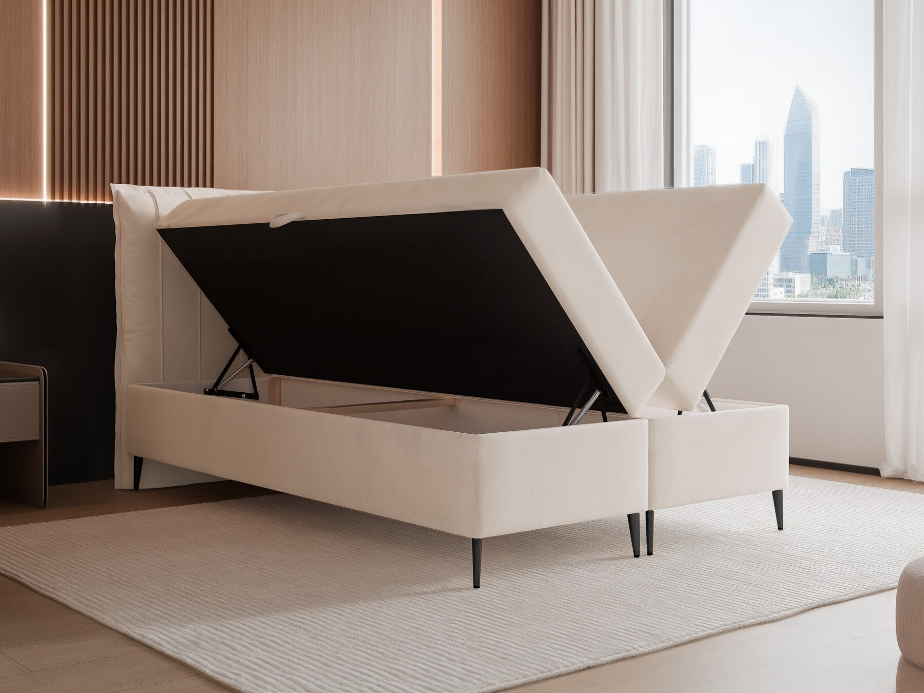 Lit boxspring Martinez 105 (Magic Velvet 2256)