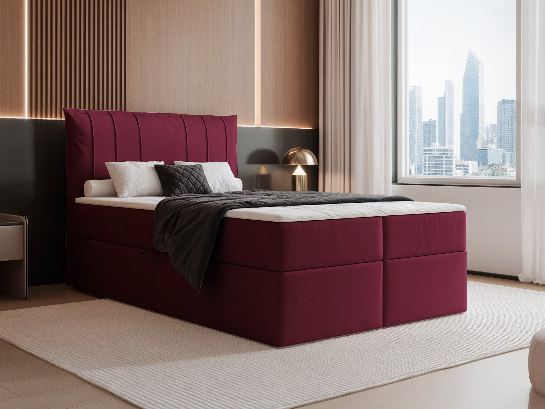 Lit boxspring Martinez 107 (Magic Velvet 2229)