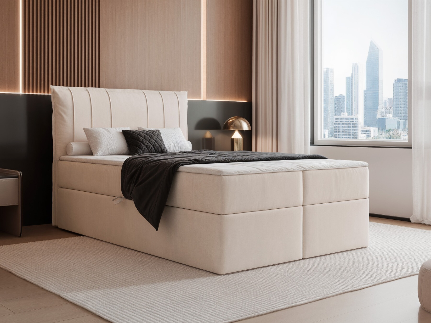Lit boxspring Martinez 107 (Magic Velvet 2256)